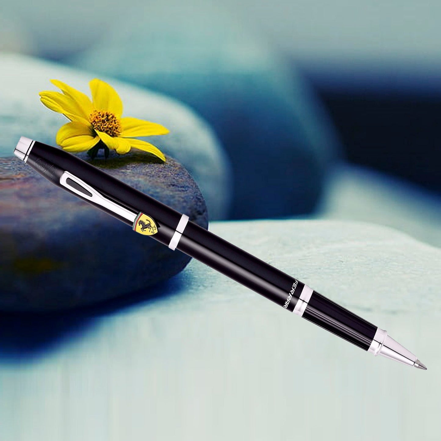 Cross Century II Ferrari Glossy Black Roller Ball Pen FR0085-119