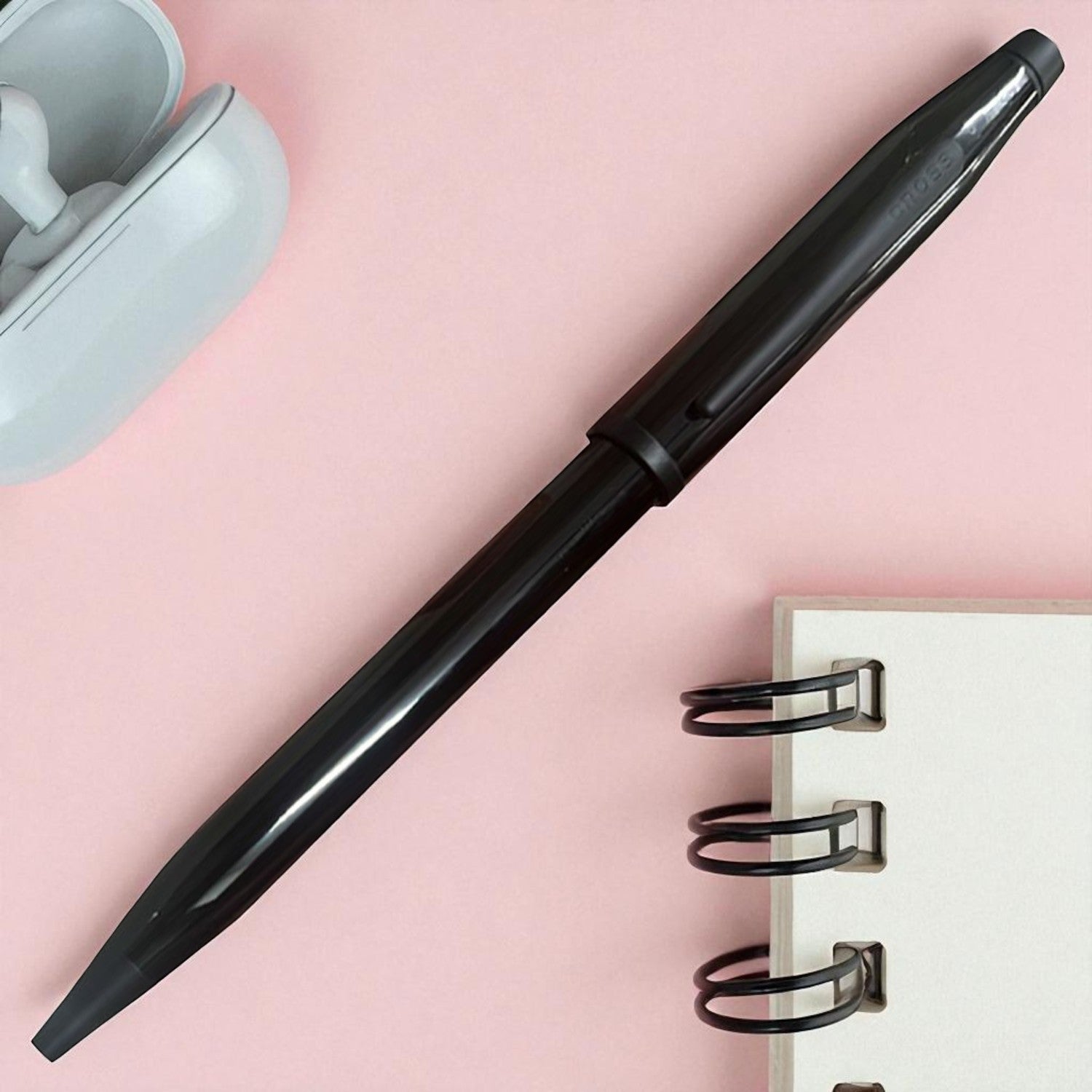 Cross Century II Glossy Black PVD Ballpoint Pen AT0082WG-162