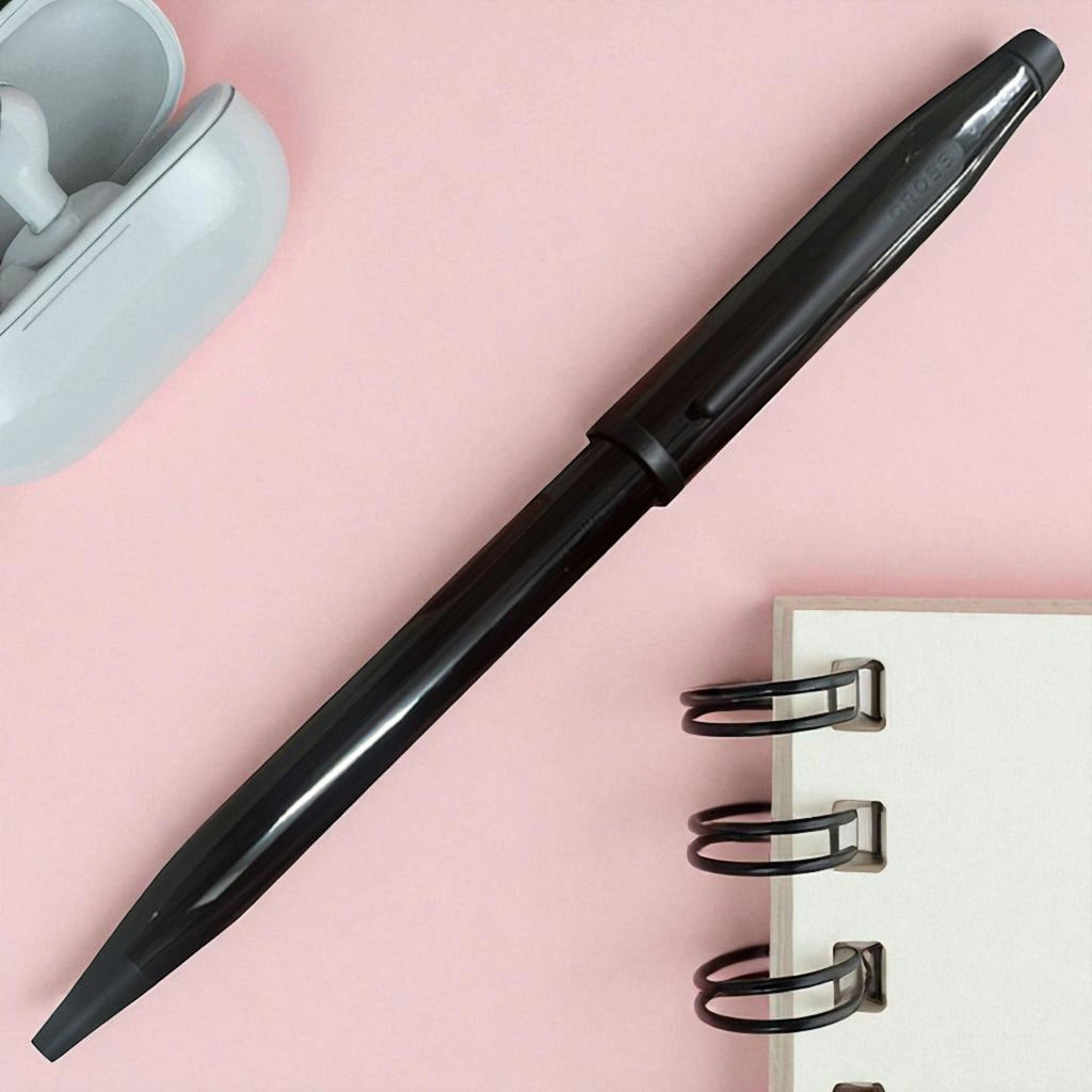 Cross Century II Glossy Black PVD Ballpoint Pen AT0082WG-162