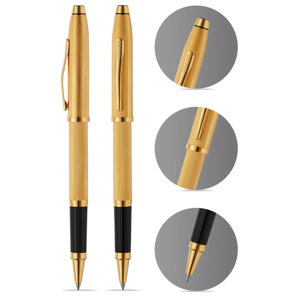 Cross Century II Polished Gold GT Roller Ball Pen AT0085WG-171
