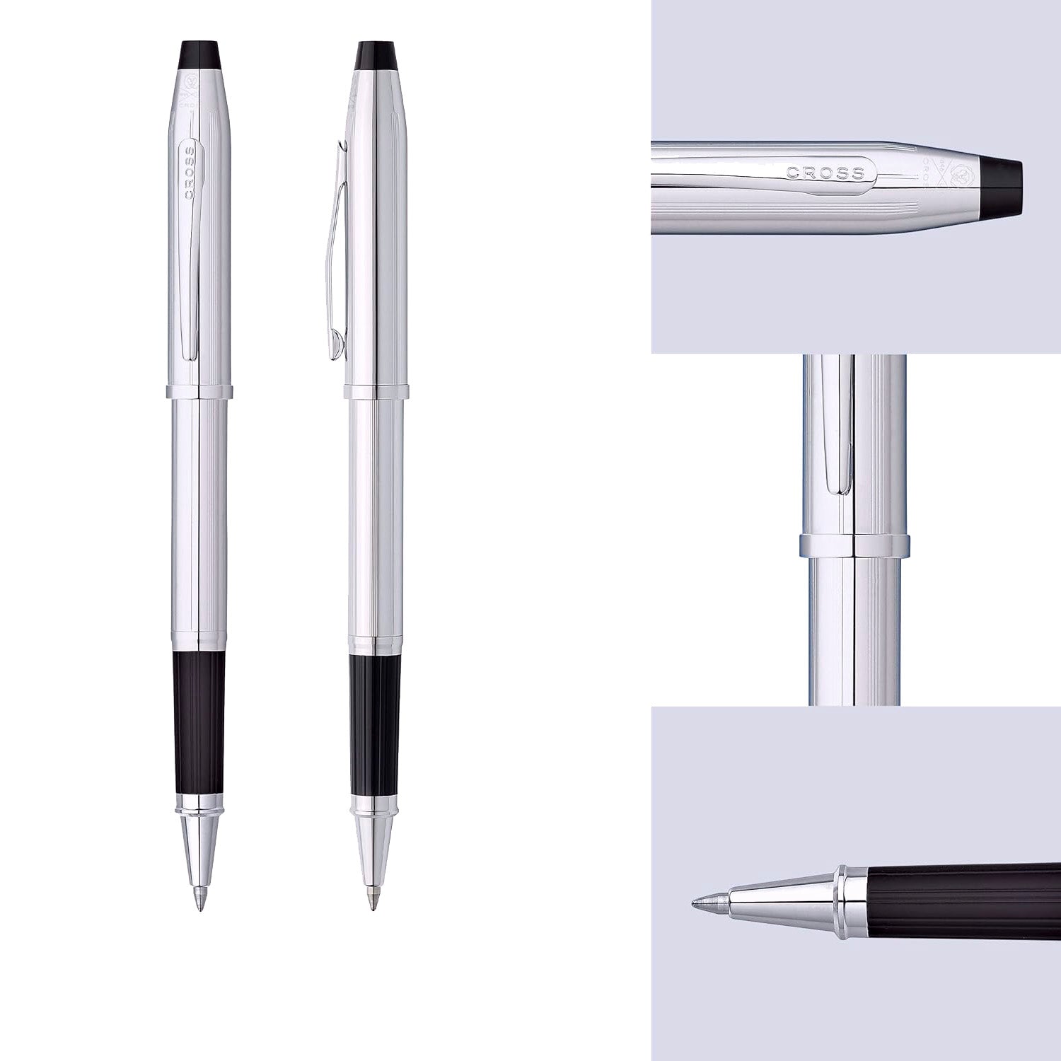 Cross Century II Lustrous Chrome Roller Ball Pen 3504