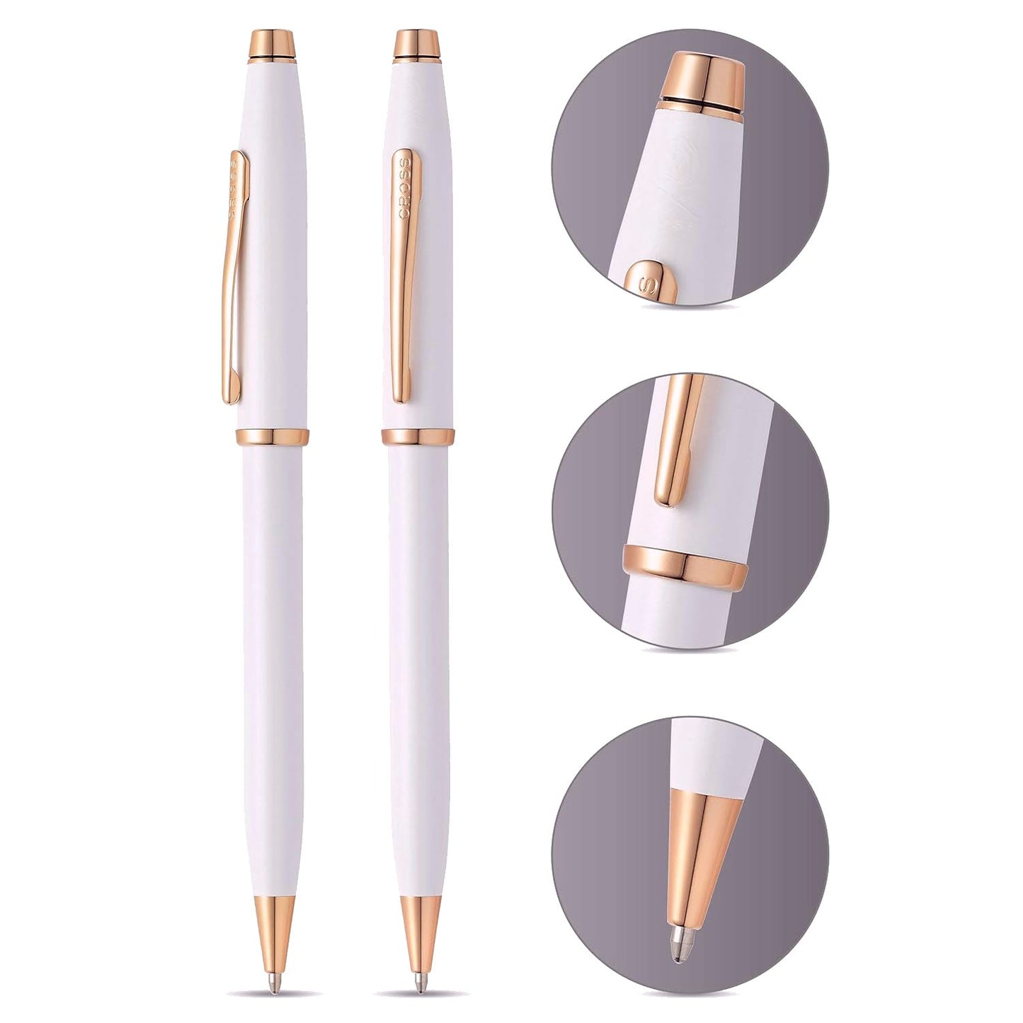 Cross Century II Pearlescent White RGT Ballpoint Pen AT0082WG-113