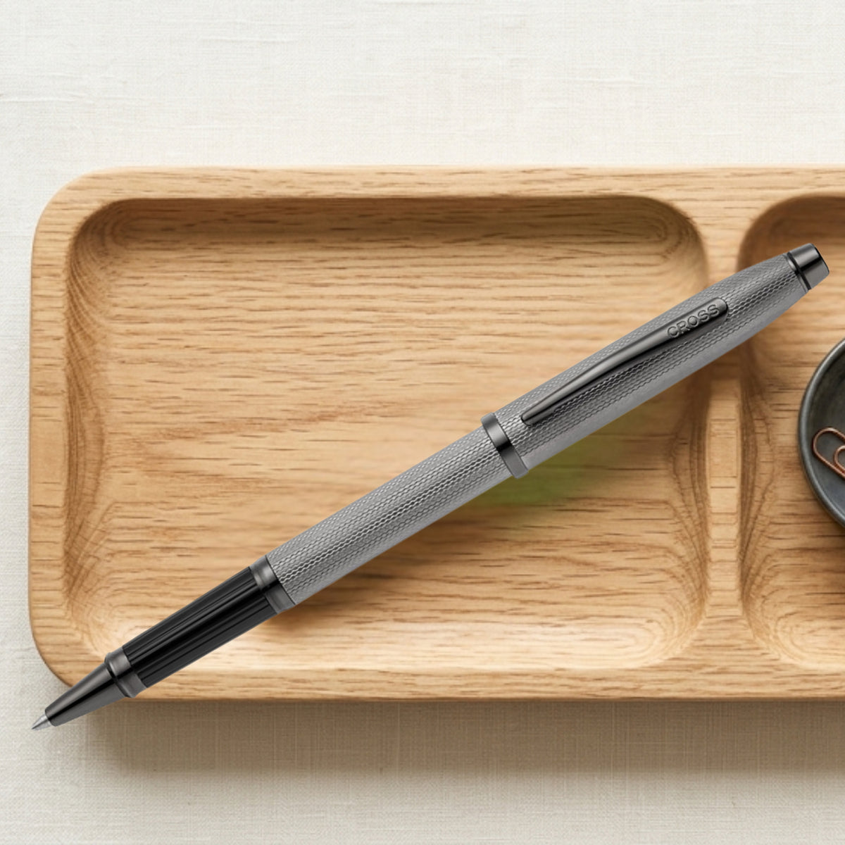 Cross Century II Polished Slate Gray PVD Roller Ball Pen AT0085WG-172