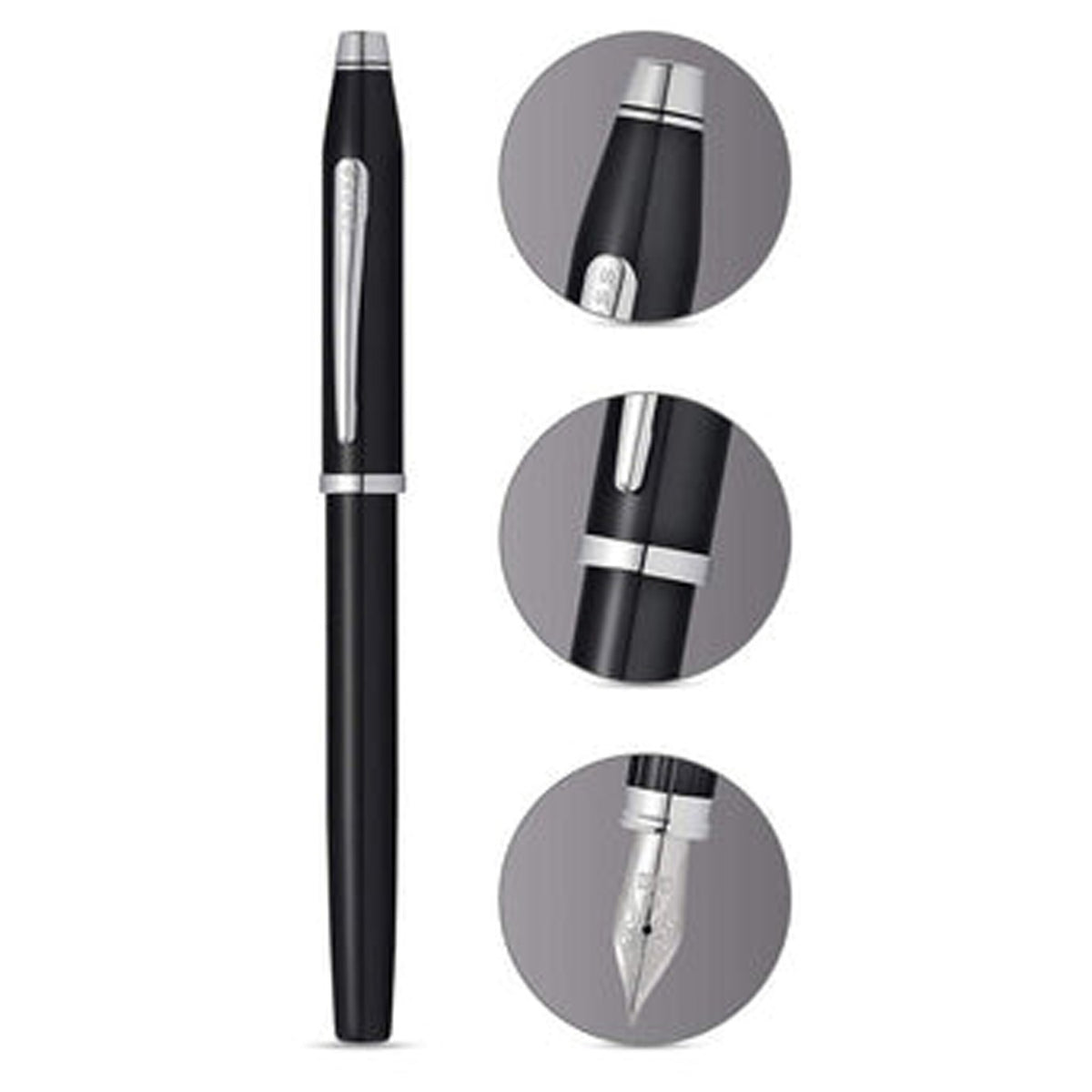 Cross Century II Translucent Black Lacquer CT Fountain Pen