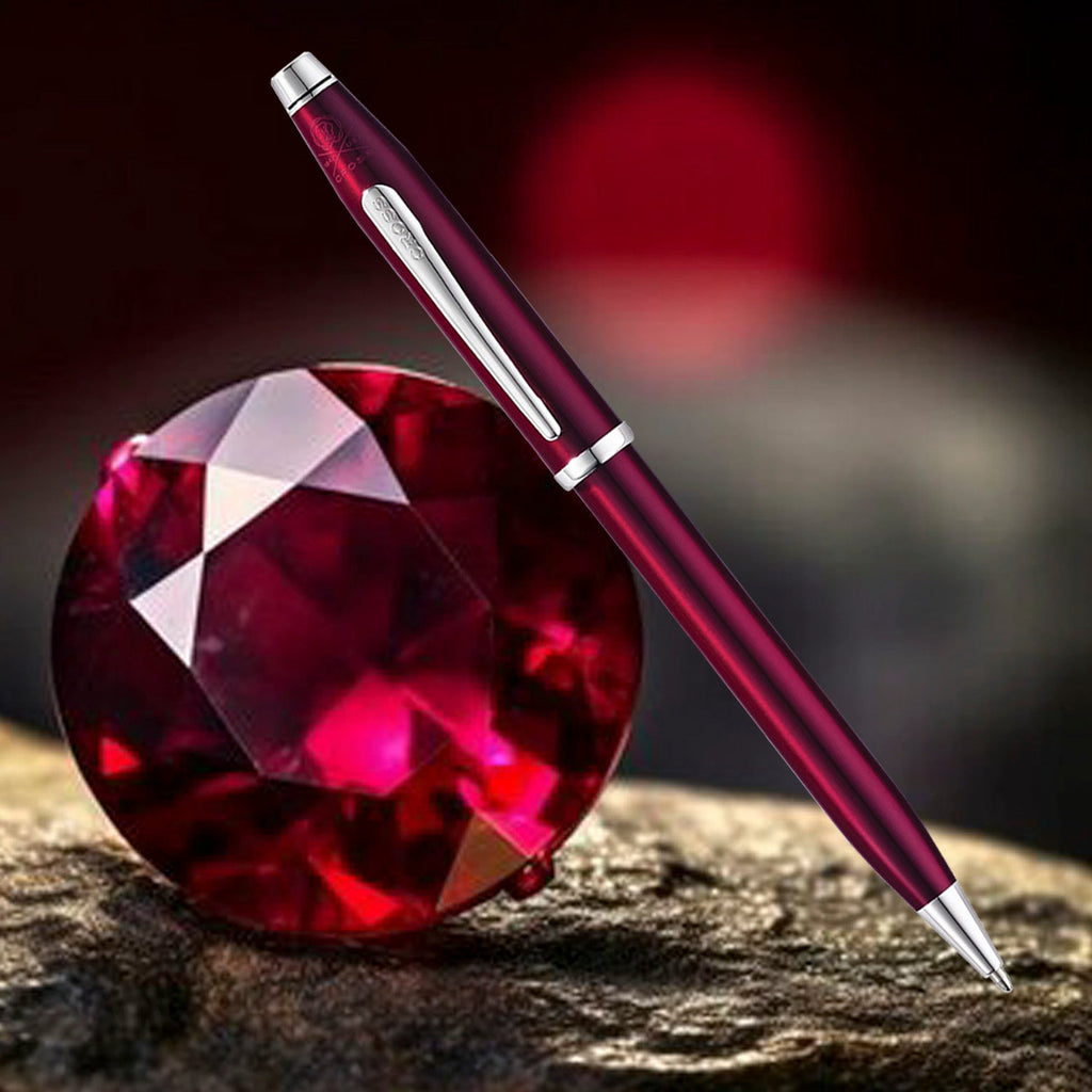 Cross Century II Translucent Plum CT Ballpoint Pen AT0082WG-114