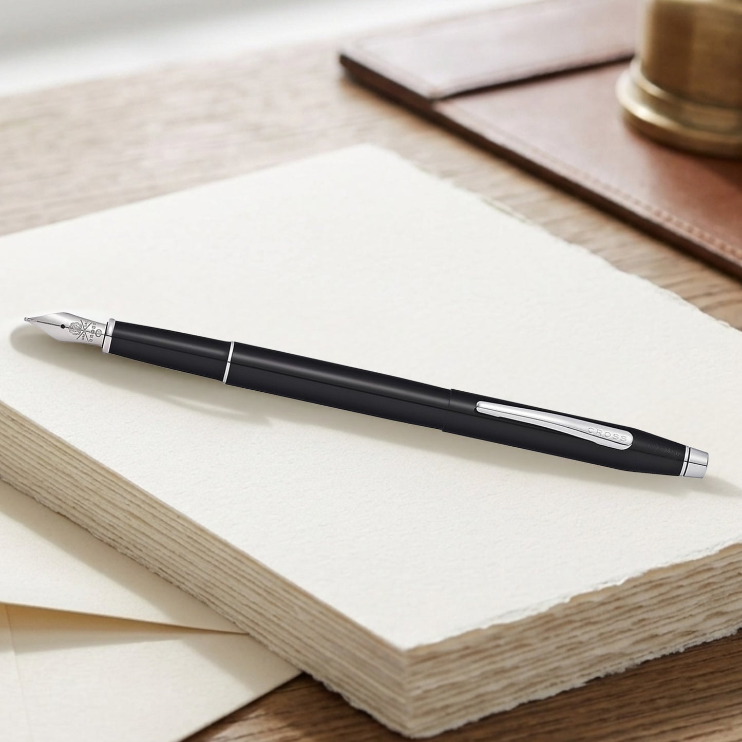 Cross Classic Century Black Lacquer CT Fountain Pen