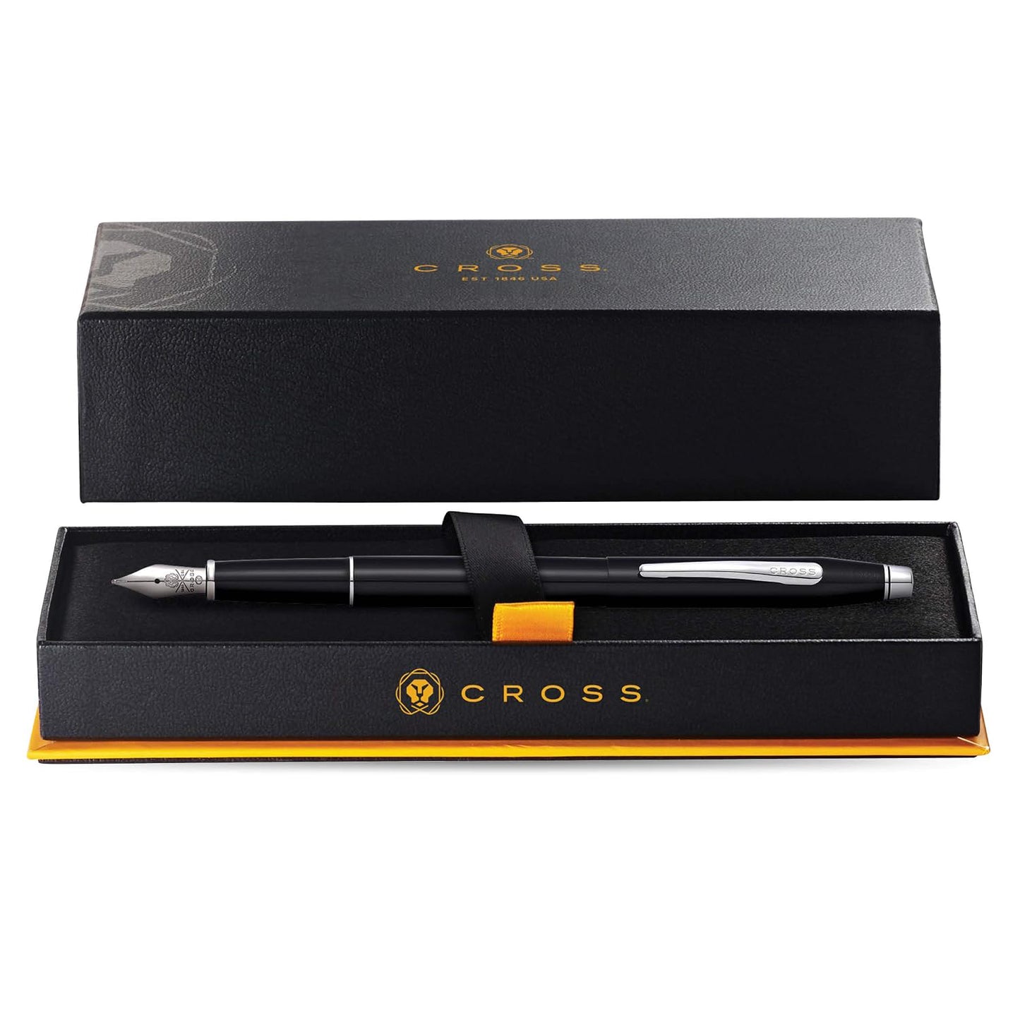 Cross Classic Century Black Lacquer CT Fountain Pen