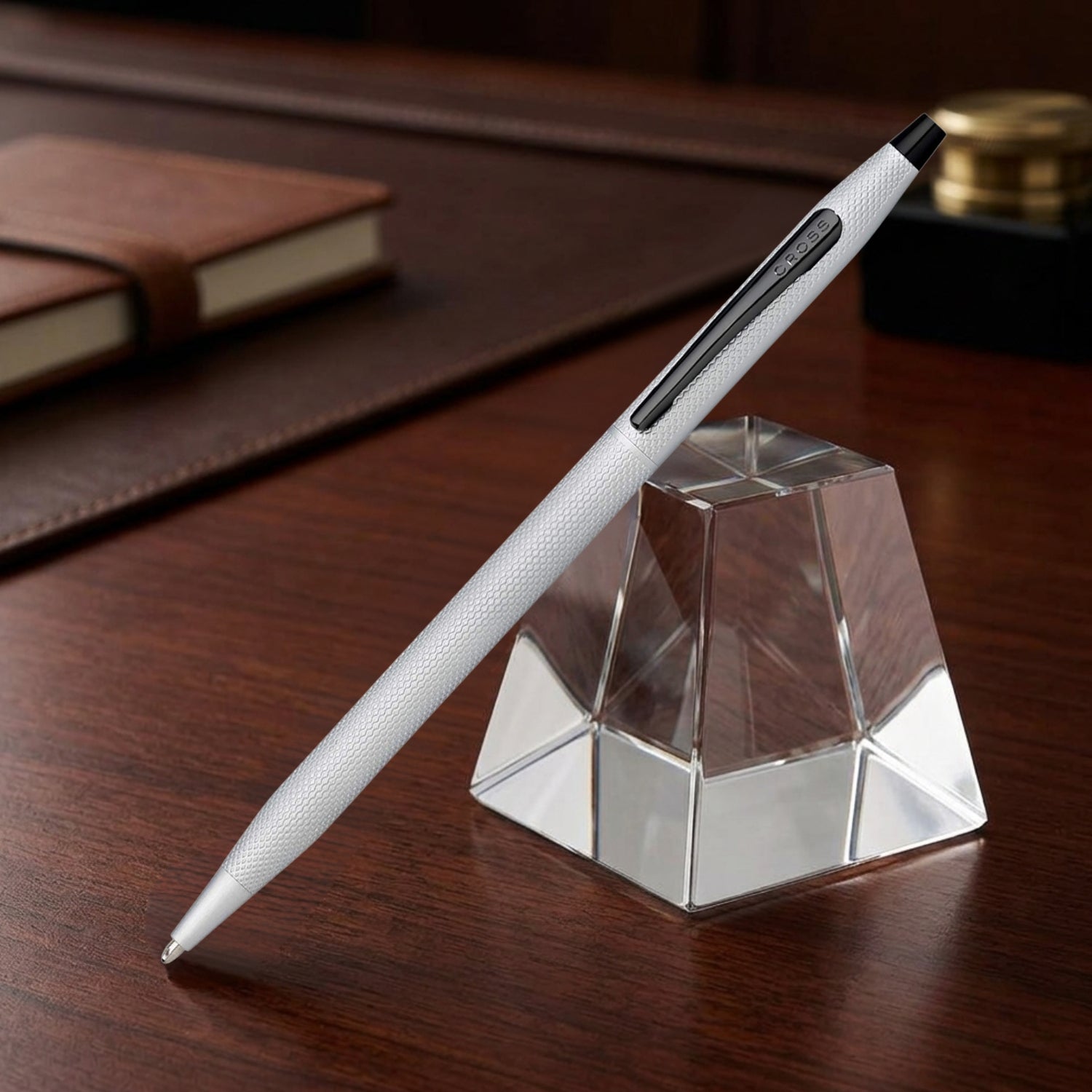 Cross Classic Century Brushed Chrome PVD Ballpoint Pen AT0082-124