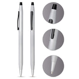 Cross Classic Century Brushed Chrome PVD Ballpoint Pen AT0082-124