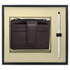 Cross Classic Century Chrome CT Ballpoint Pen + Leather Card Holder Brown Gift Set 3502