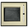 Cross Classic Century Chrome CT Ballpoint Pen + Leather Card Wallet Black Gift Set 3502