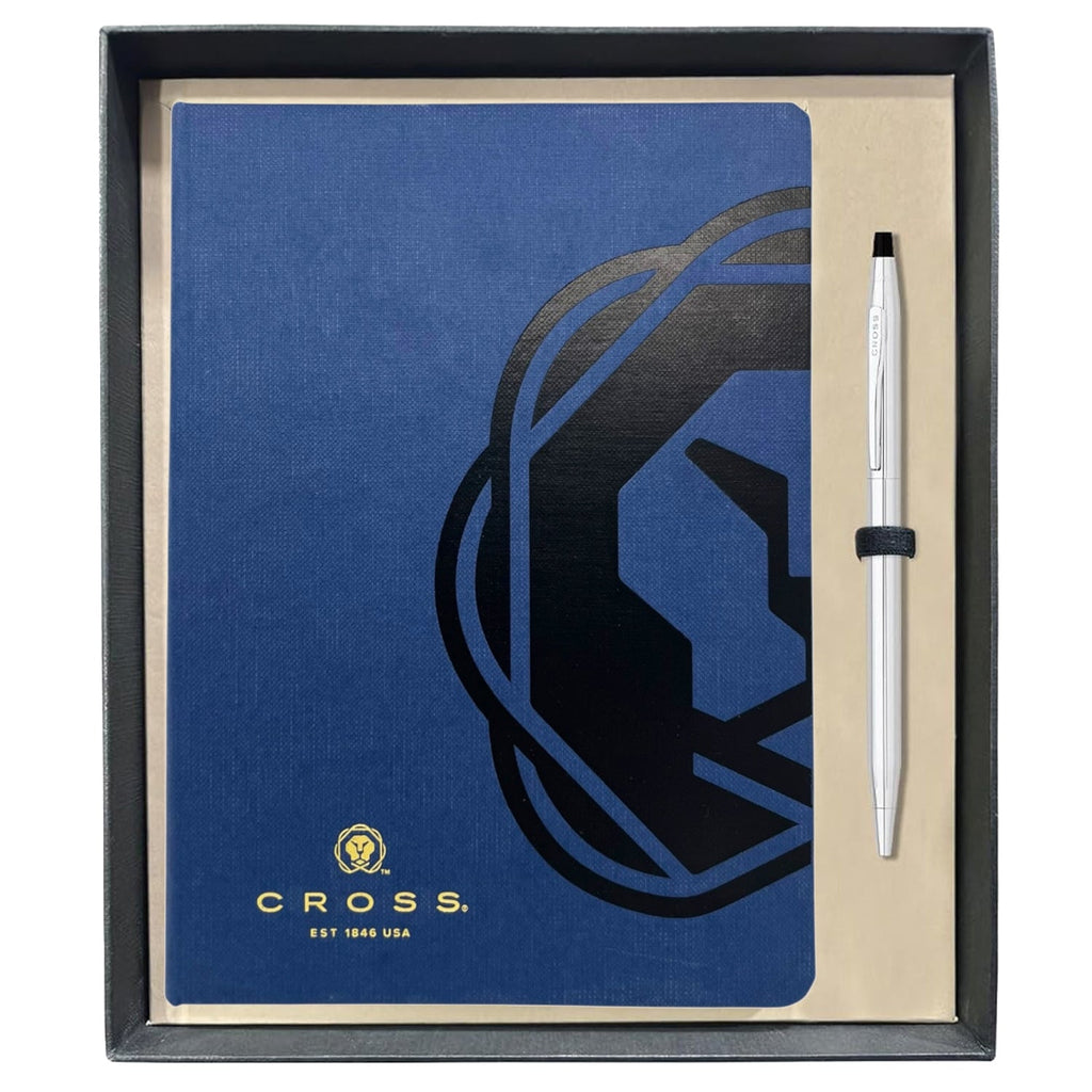 Cross Classic Century Chrome CT Ballpoint Pen + Executive Journal Blue Gift Set 3502