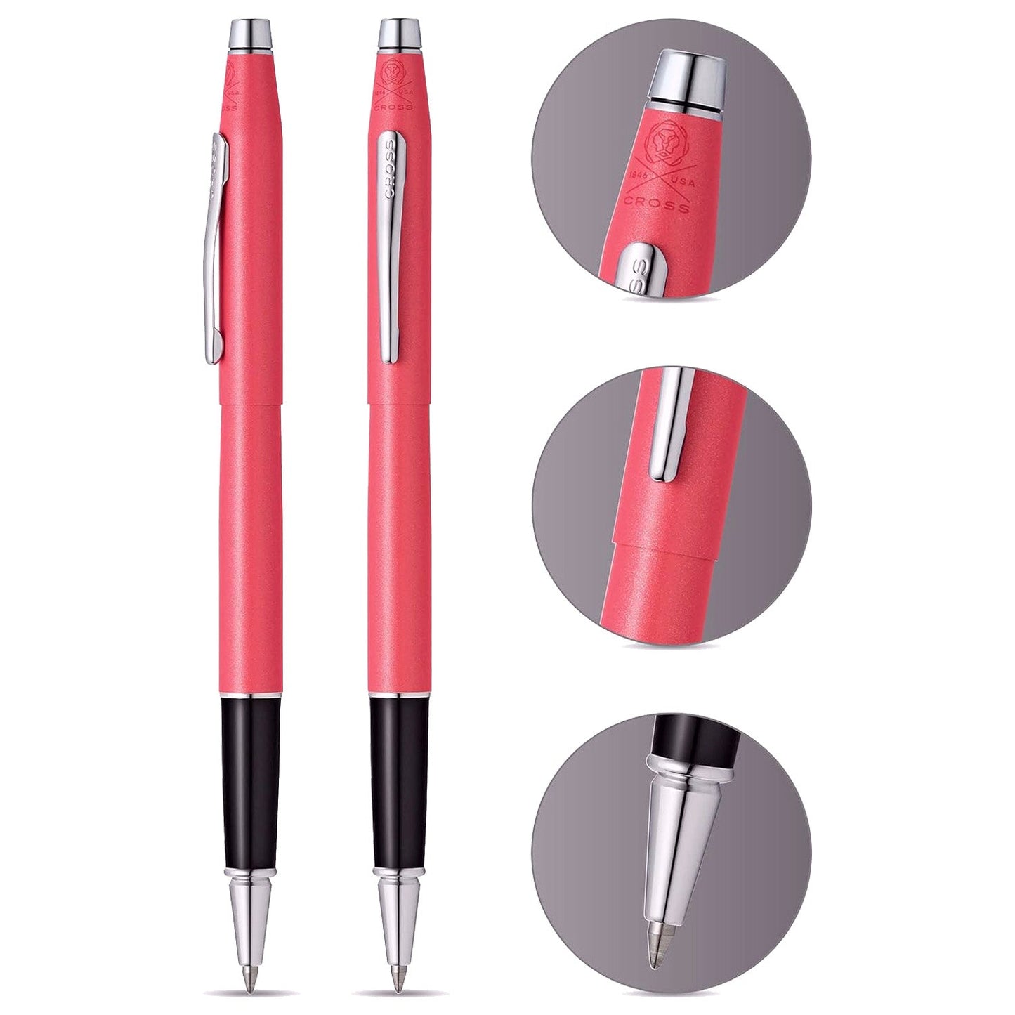 Cross Classic Century Aquatic Coral CT Roller Ball Pen AT0085-127