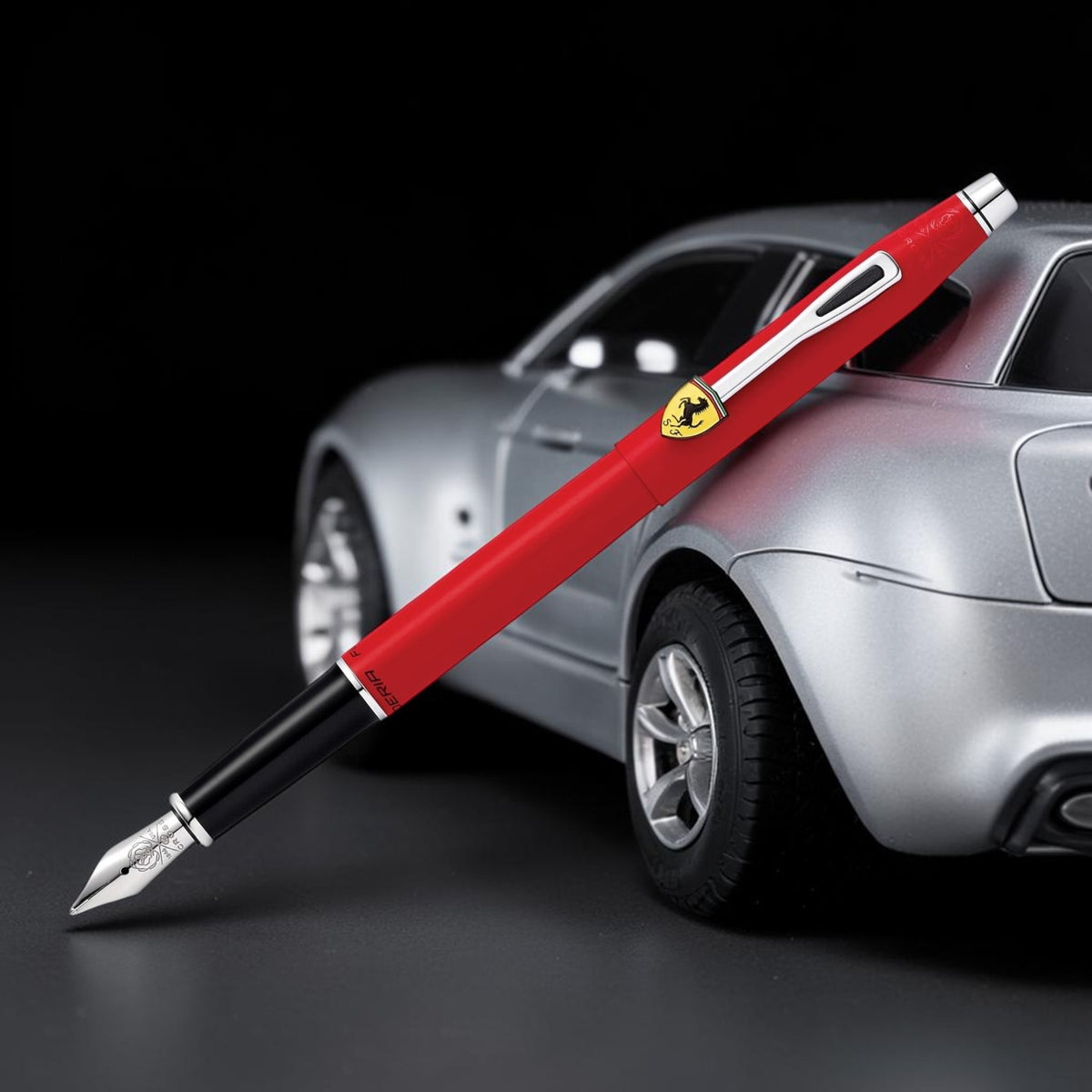 Cross Classic Century Ferrari Glossy Rosso Corsa Red CT Fountain Pen