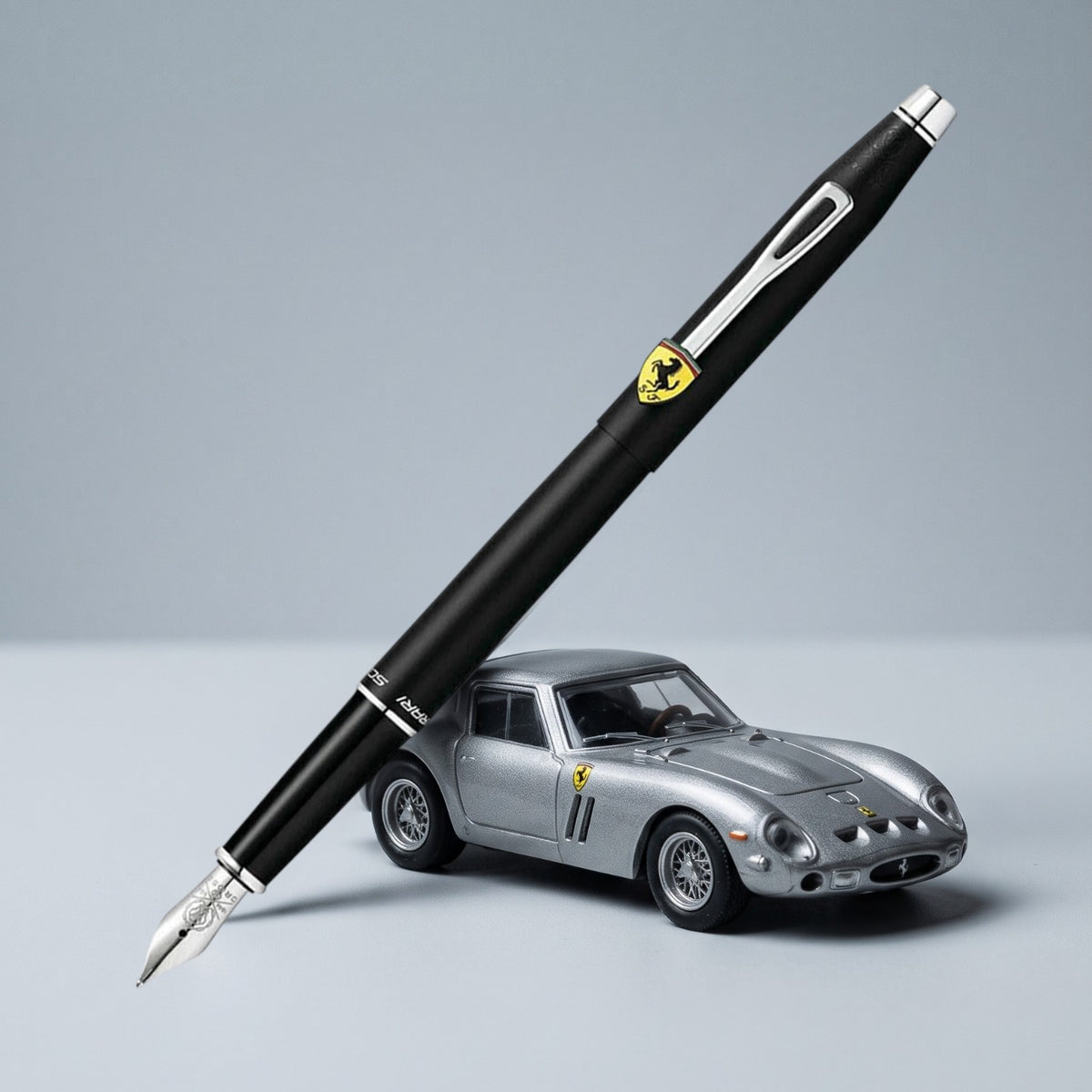 Cross Classic Century Ferrari Matte Black Lacquer CT Fountain Pen