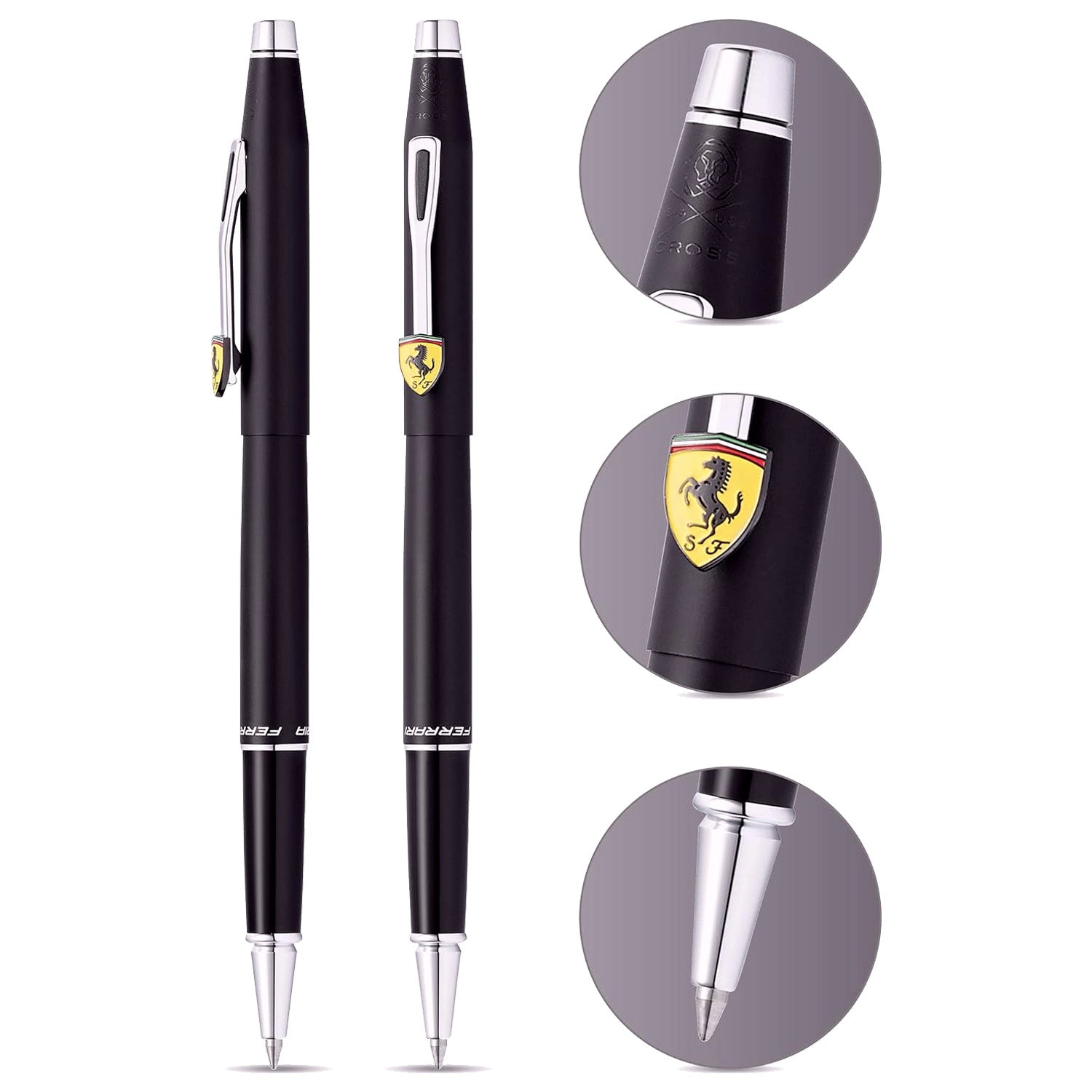 Cross Classic Century Ferrari Matte Black CT Roller Ball Pen FR0085-116