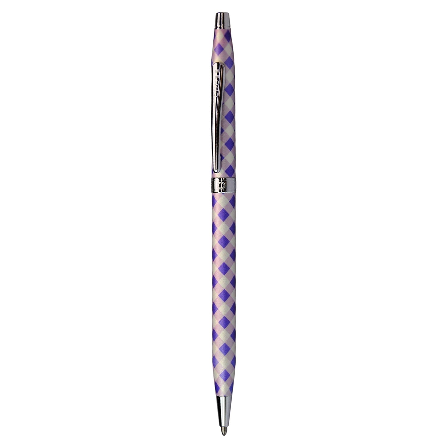 Cross Classic Century Gingham Violet CT Ballpoint Pen AT0082-68