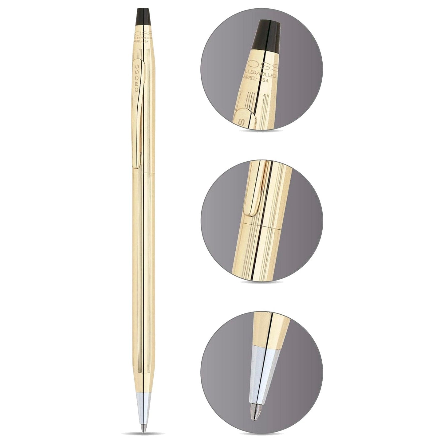 Cross Classic Century 10KT Gold Filled/Rolled Gold Ballpoint Pen 4502