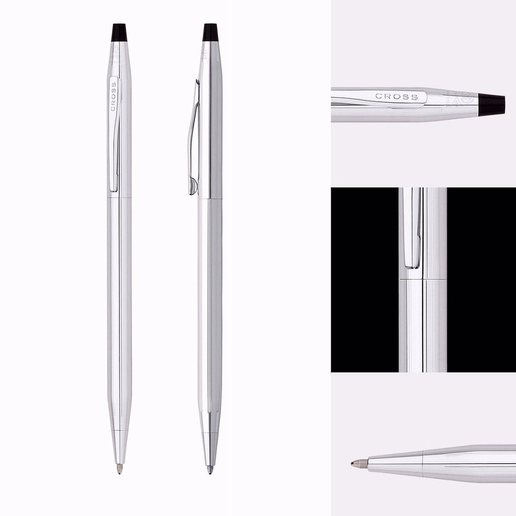 Cross Classic Century Lustrous Chrome CT Ballpoint Pen 3502