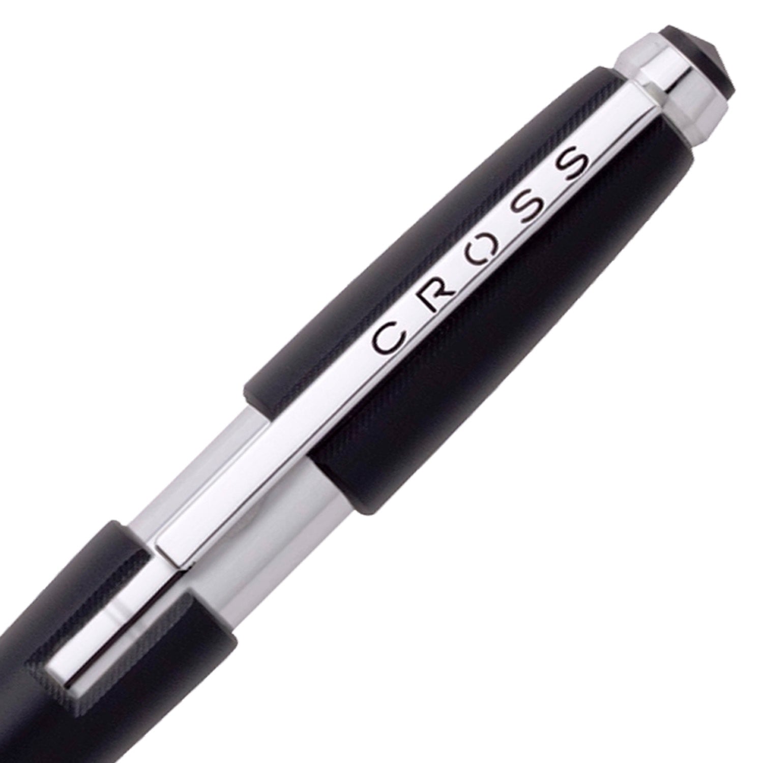 Cross Edge Jet Black CT Roller Ball Pen AT0555-2