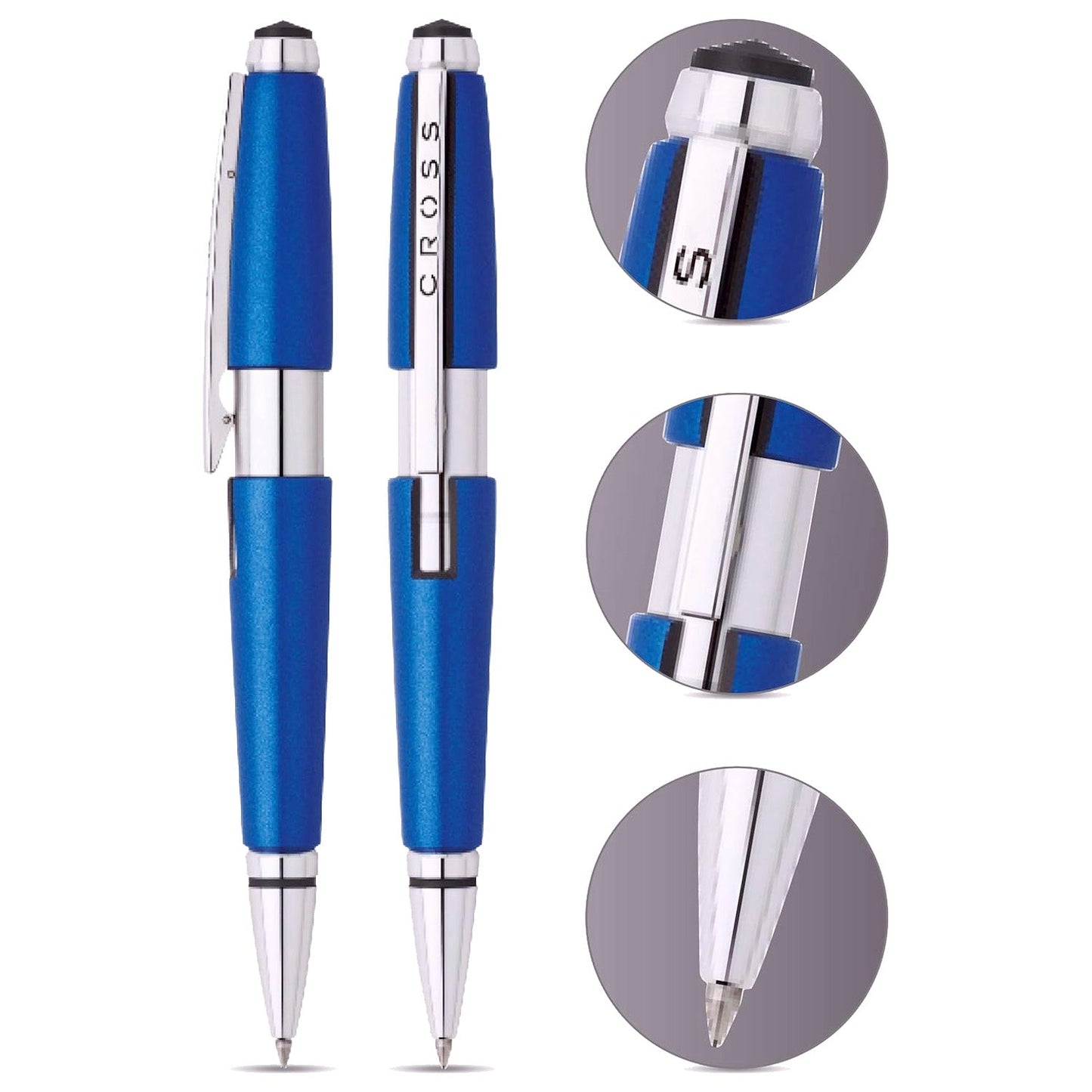 Cross Edge Nitro Blue CT Roller Ball Pen AT0555-3