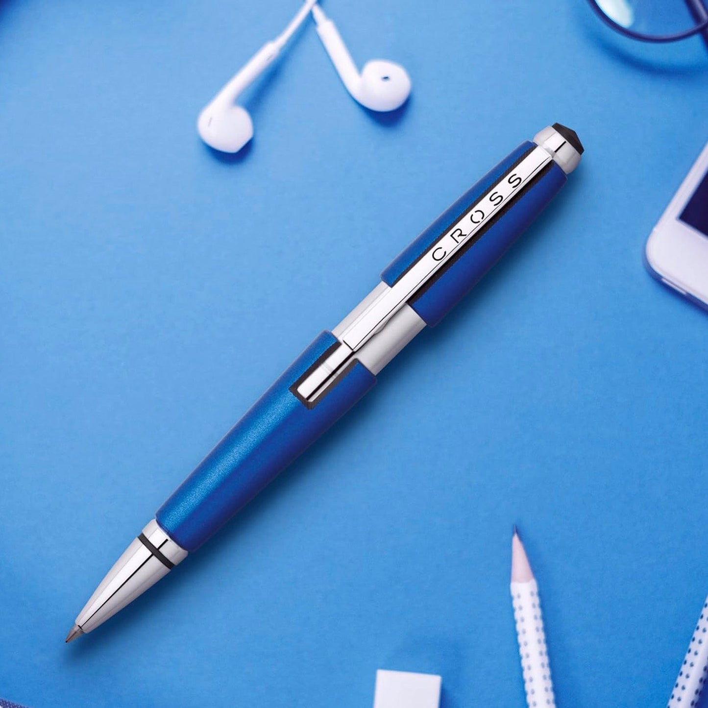 Cross Edge Nitro Blue CT Roller Ball Pen AT0555-3