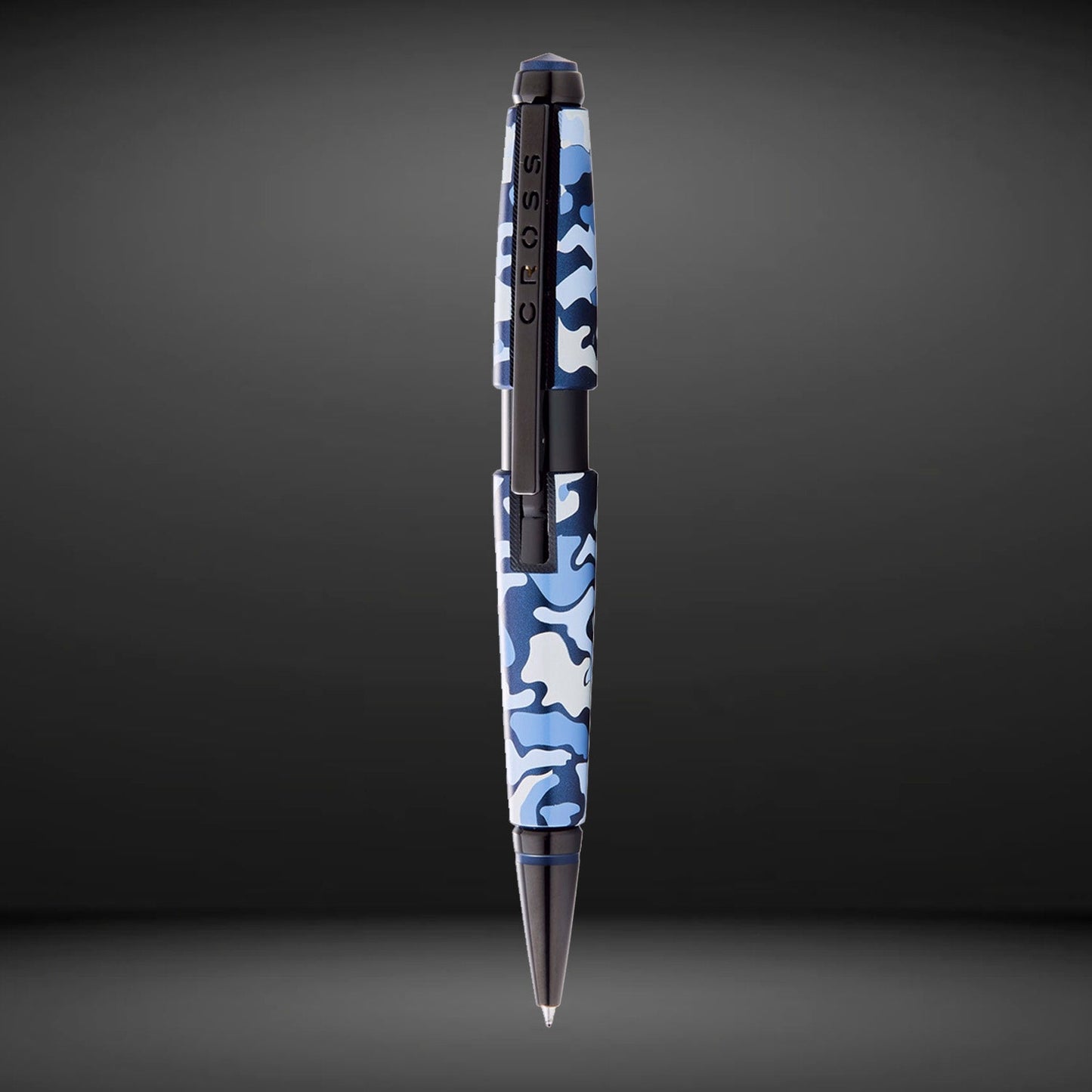 Cross Edge Blue Camo Roller Ball Pen AT0555-15