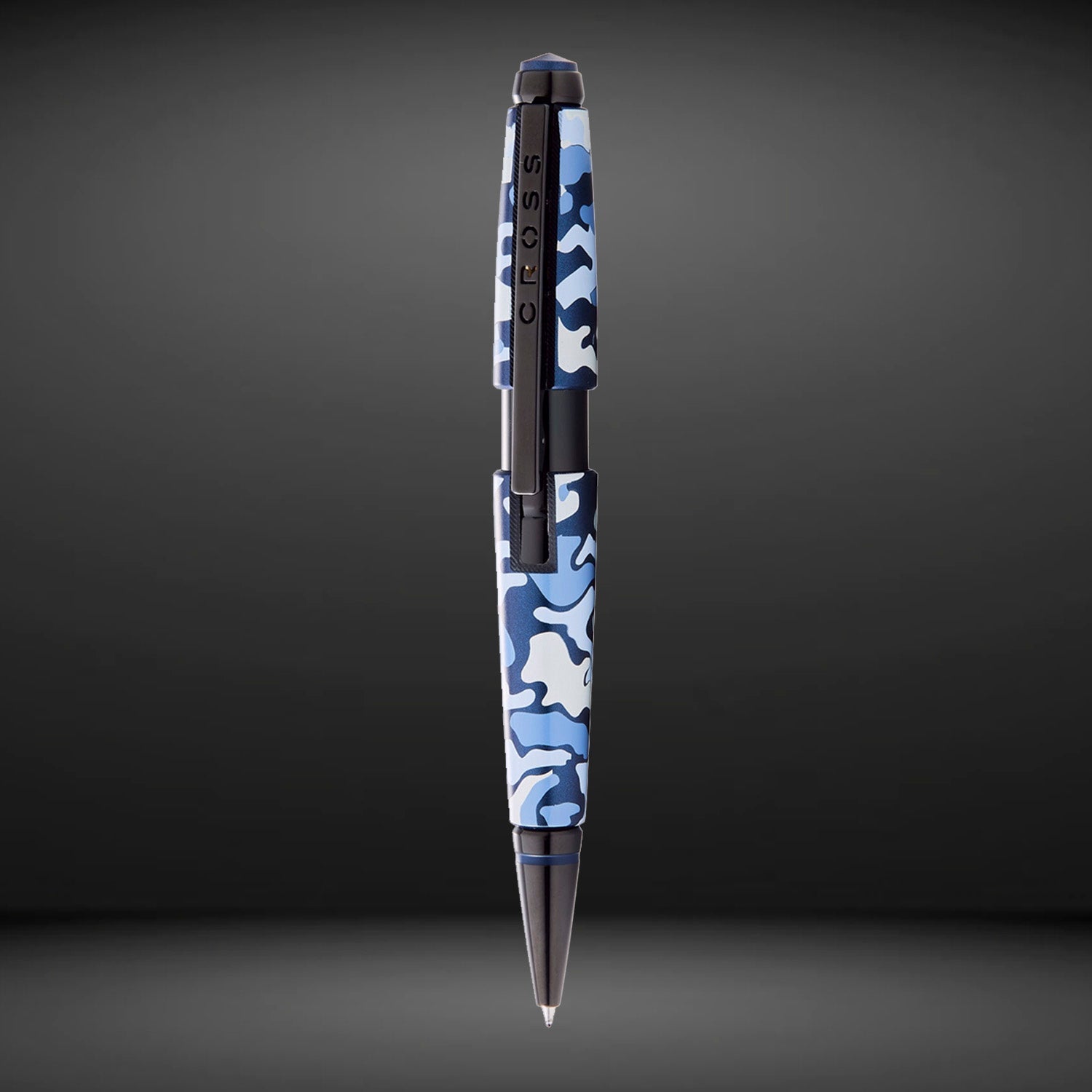 Cross Edge Blue Camo Roller Ball Pen AT0555-15