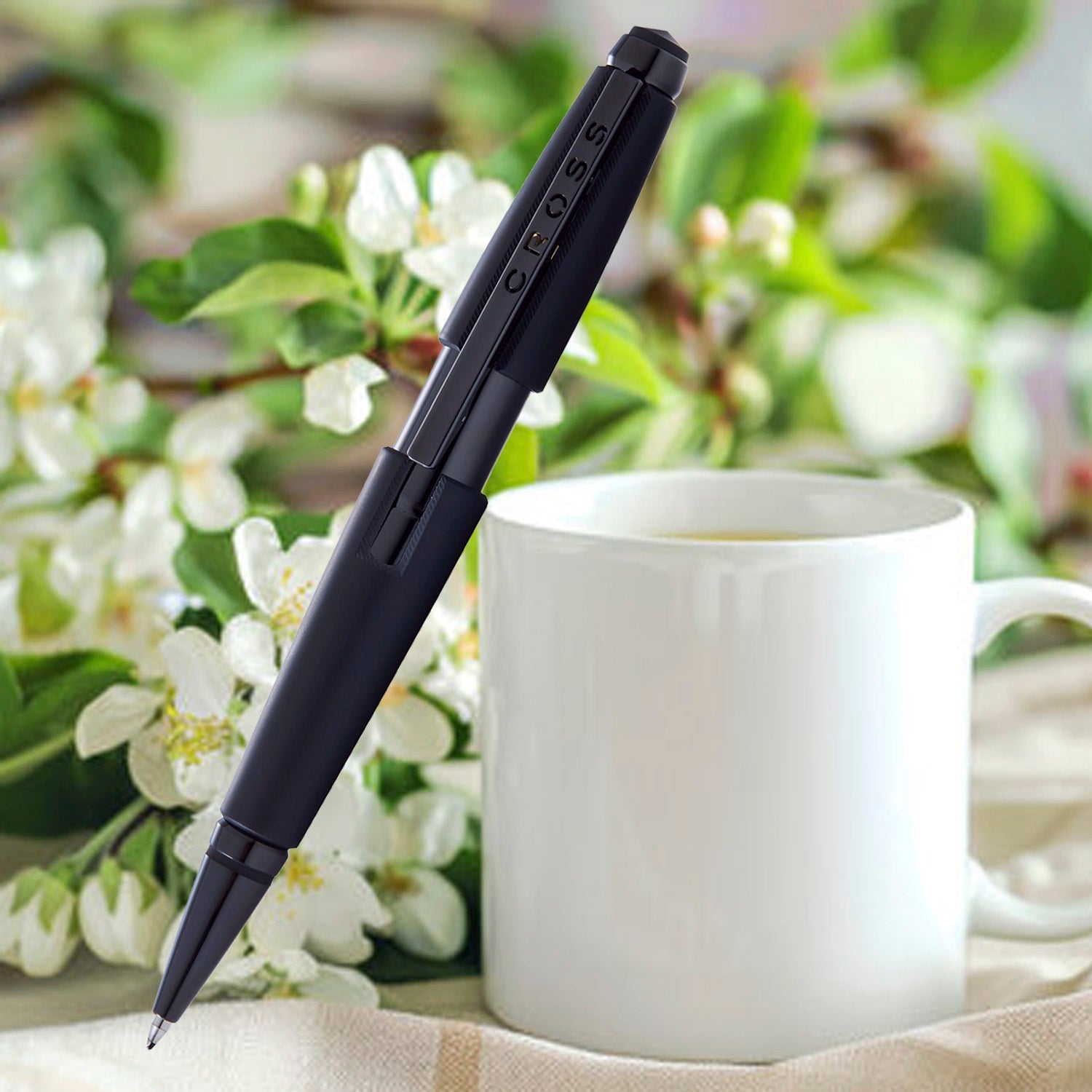 Cross Edge Matte Black Roller Ball Pen AT0555-11