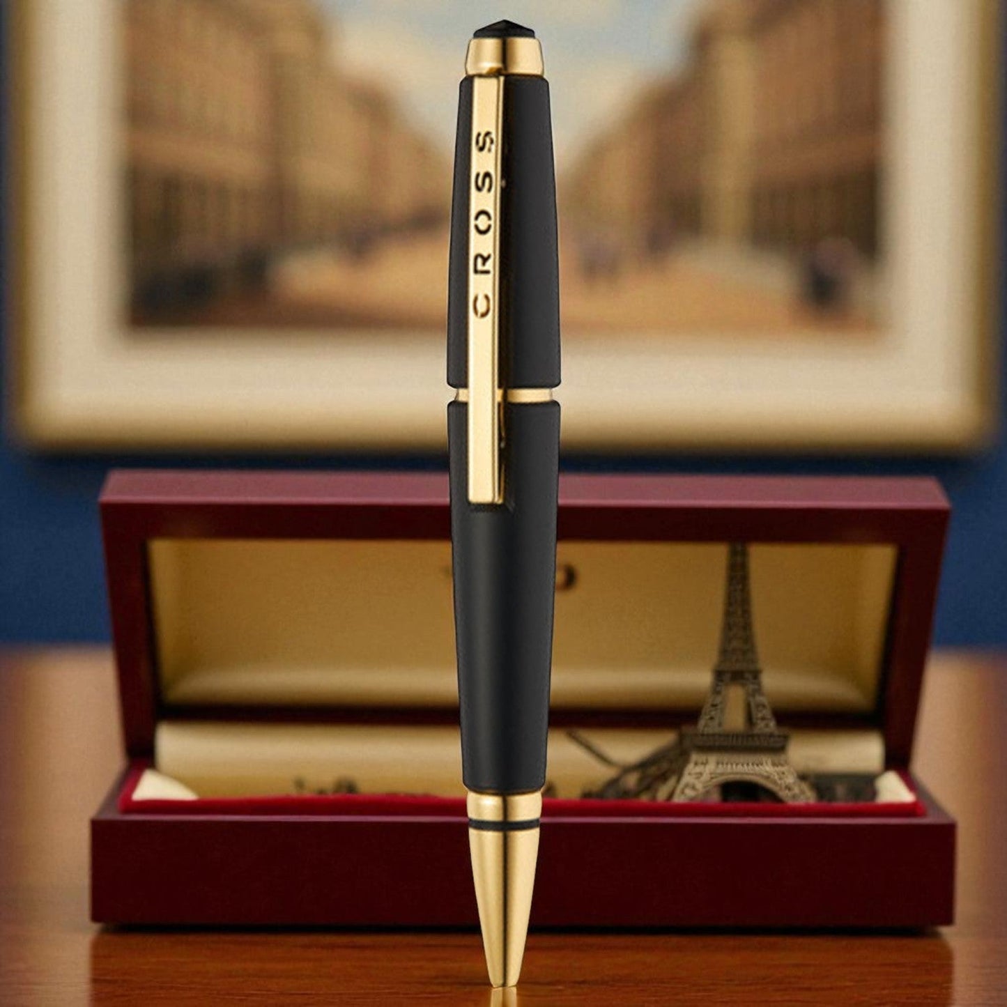 Cross Edge Matte Black GT Roller Ball Pen AT0555-20