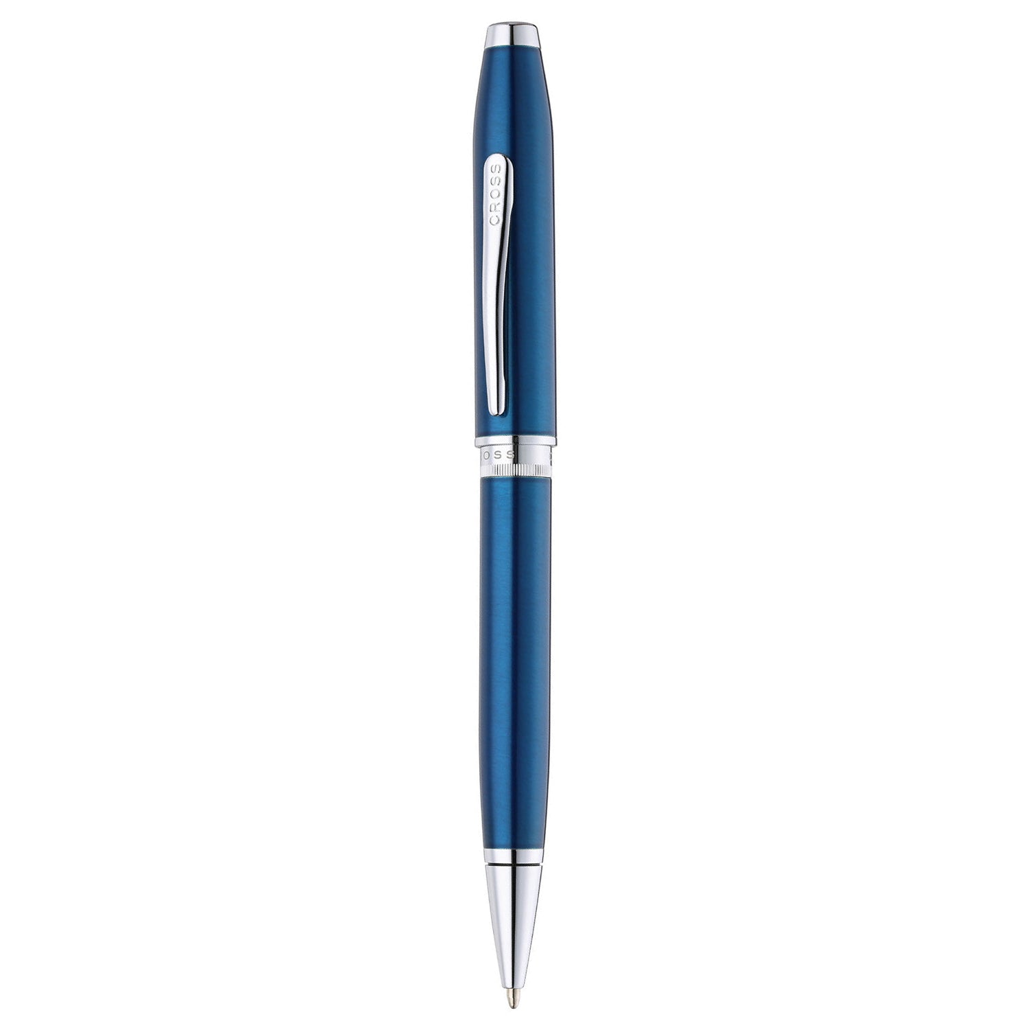 Cross Foundry Glossy Translucent Blue CT Ballpoint Pen AT0812-5
