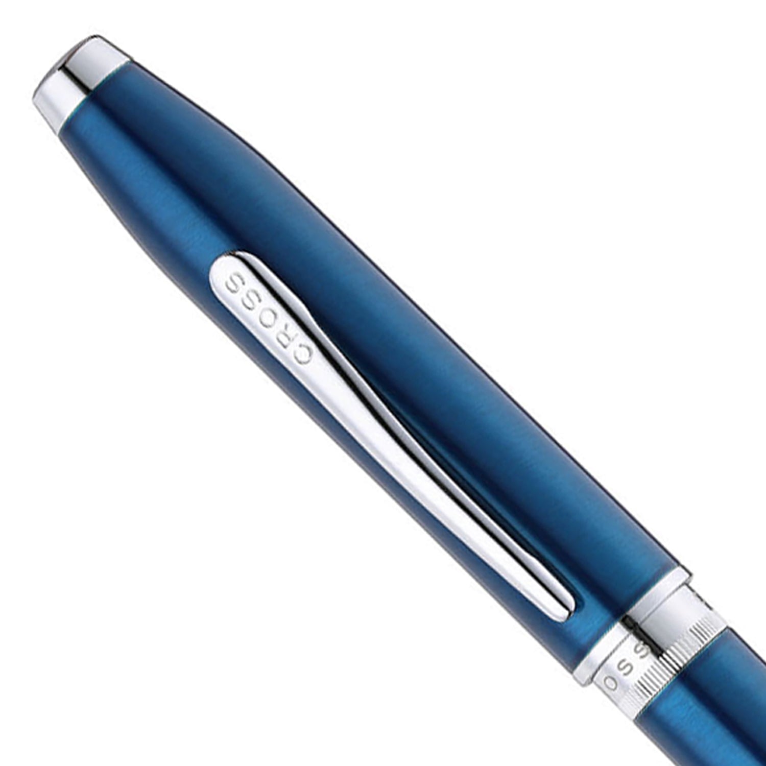 Cross Foundry Glossy Translucent Blue CT Ballpoint Pen AT0812-5