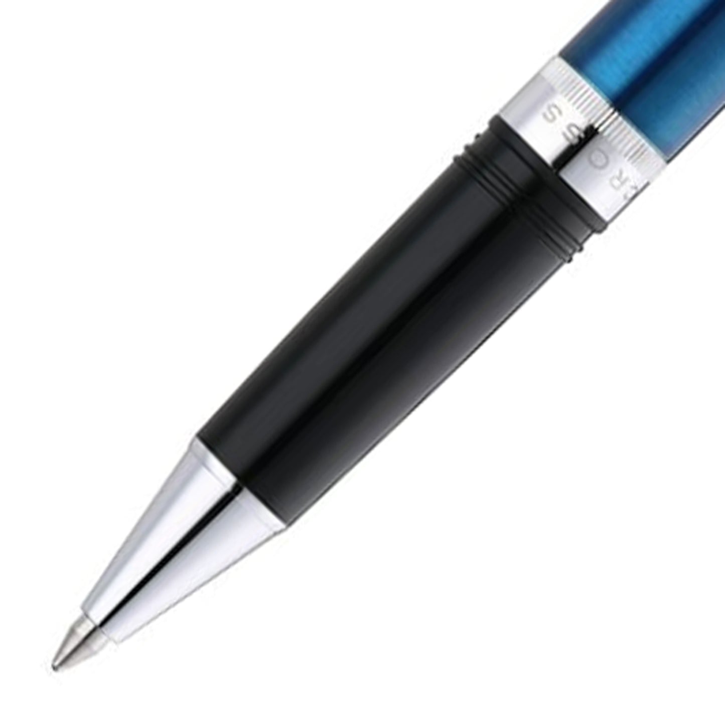 Cross Foundry Glossy Translucent Blue CT Roller Ball Pen AT0815-5