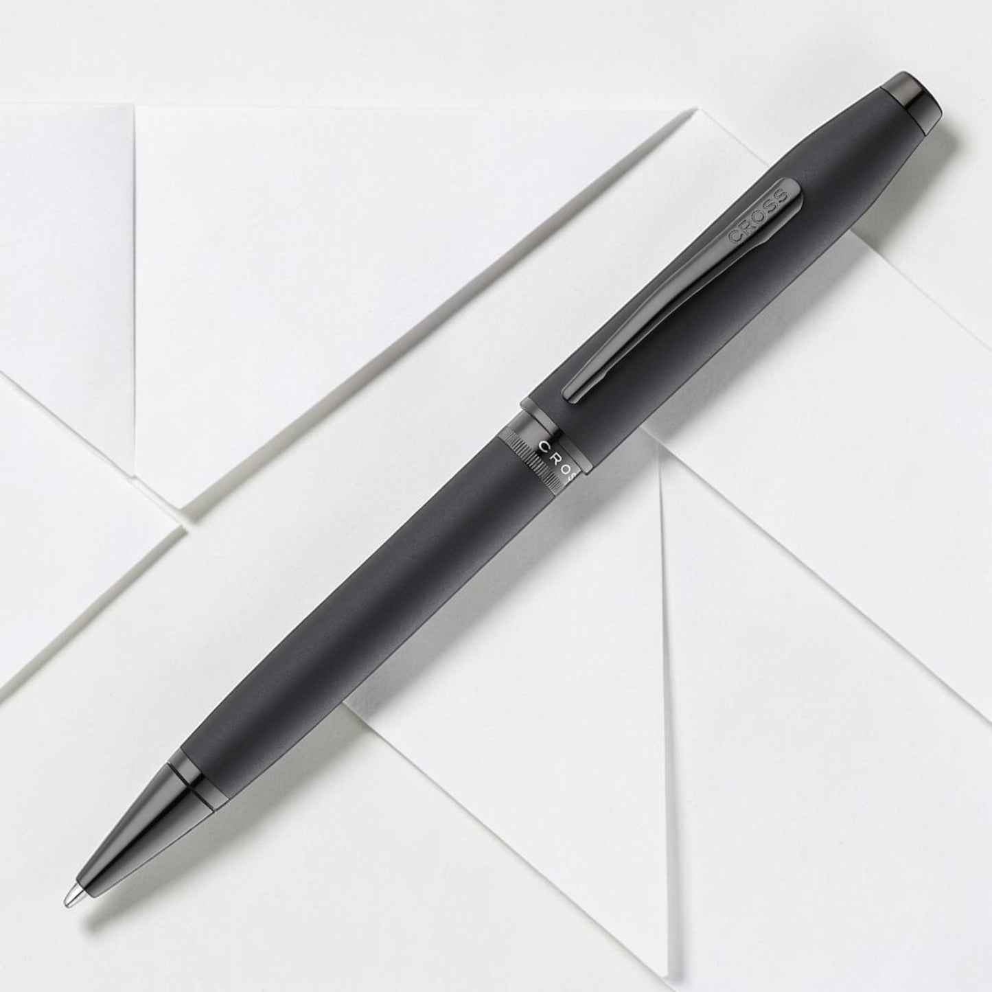 Cross Foundry Matte Black PVD Ballpoint Pen AT0812-4