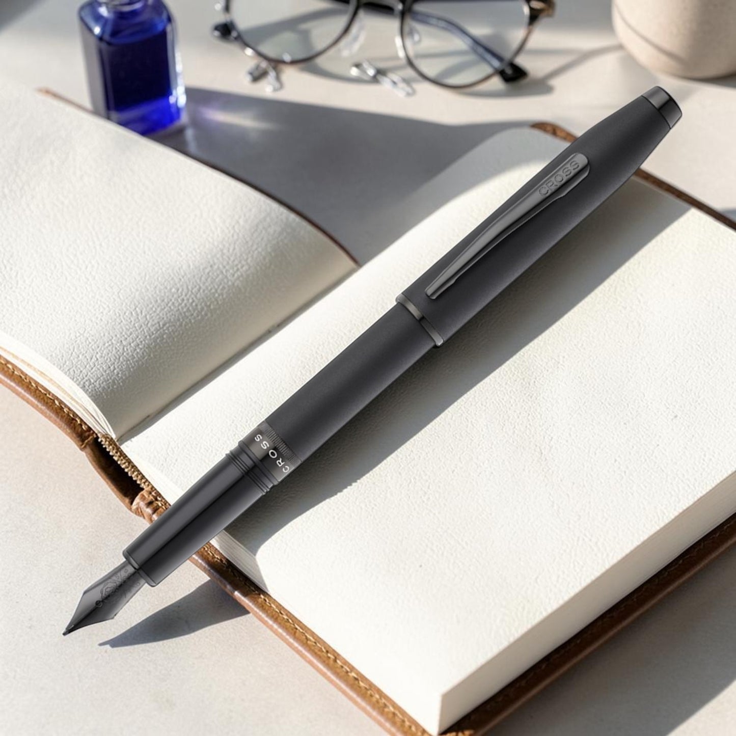 Cross Foundry Matte Black PVD Fountain Pen