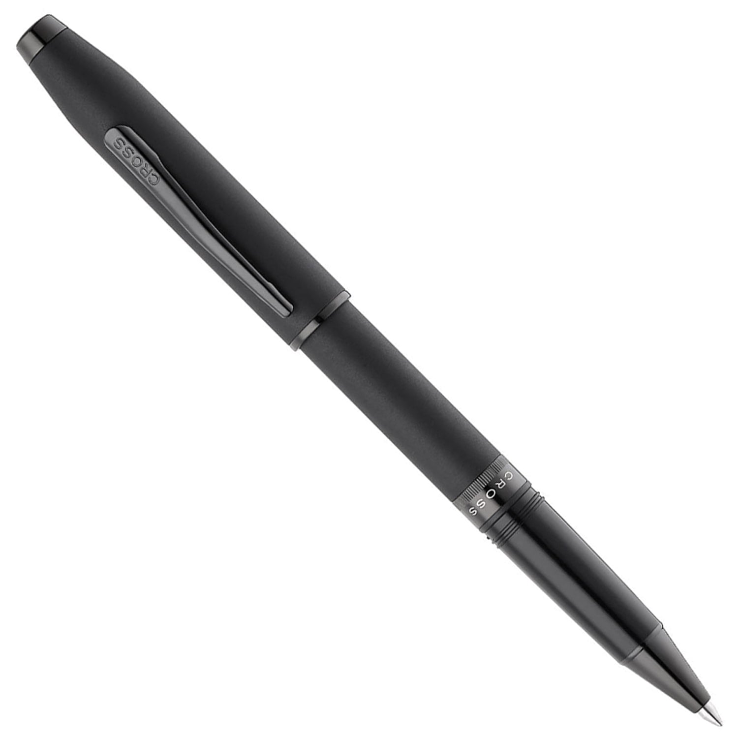 Cross Foundry Matte Black PVD Roller Ball Pen AT0815-4