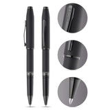 Cross Foundry Matte Black PVD Roller Ball Pen AT0815-4