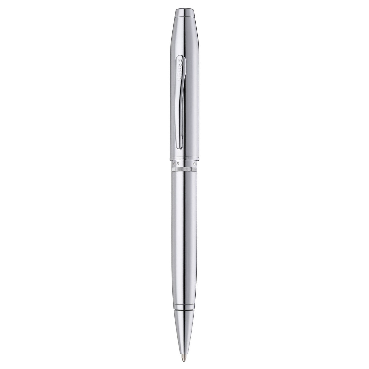 Cross Foundry Polished Chrome CT Ballpoint Pen AT0812-1