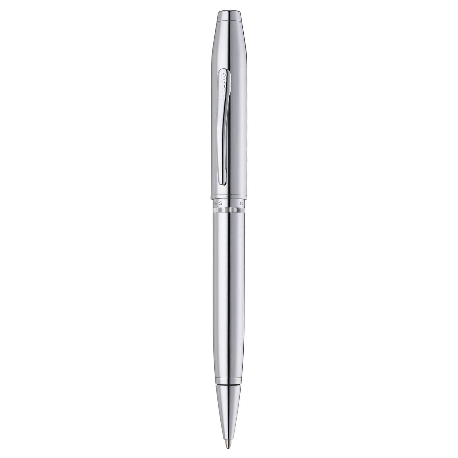 Cross Foundry Polished Chrome CT Ballpoint Pen AT0812-1