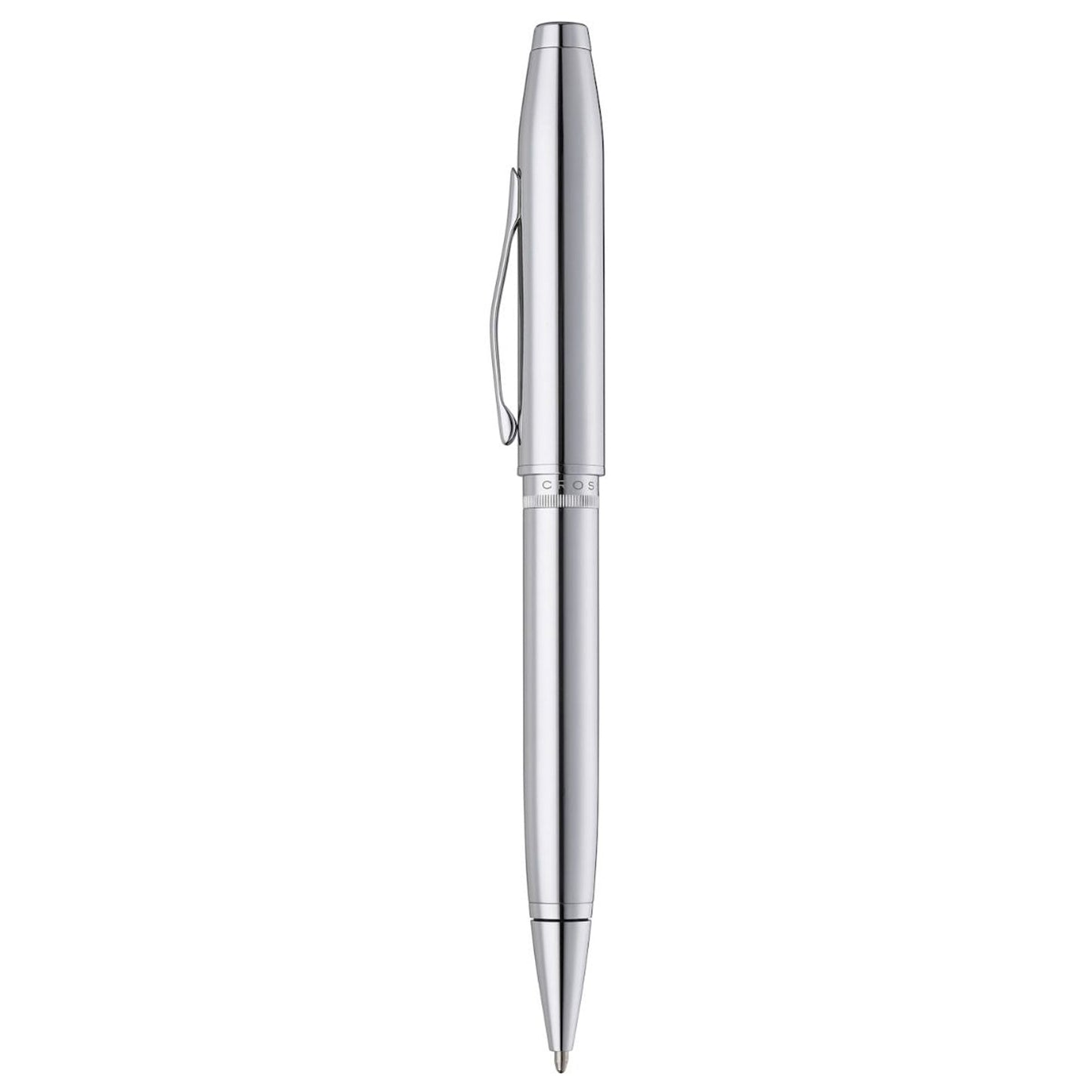 Cross Foundry Polished Chrome CT Ballpoint Pen AT0812-1