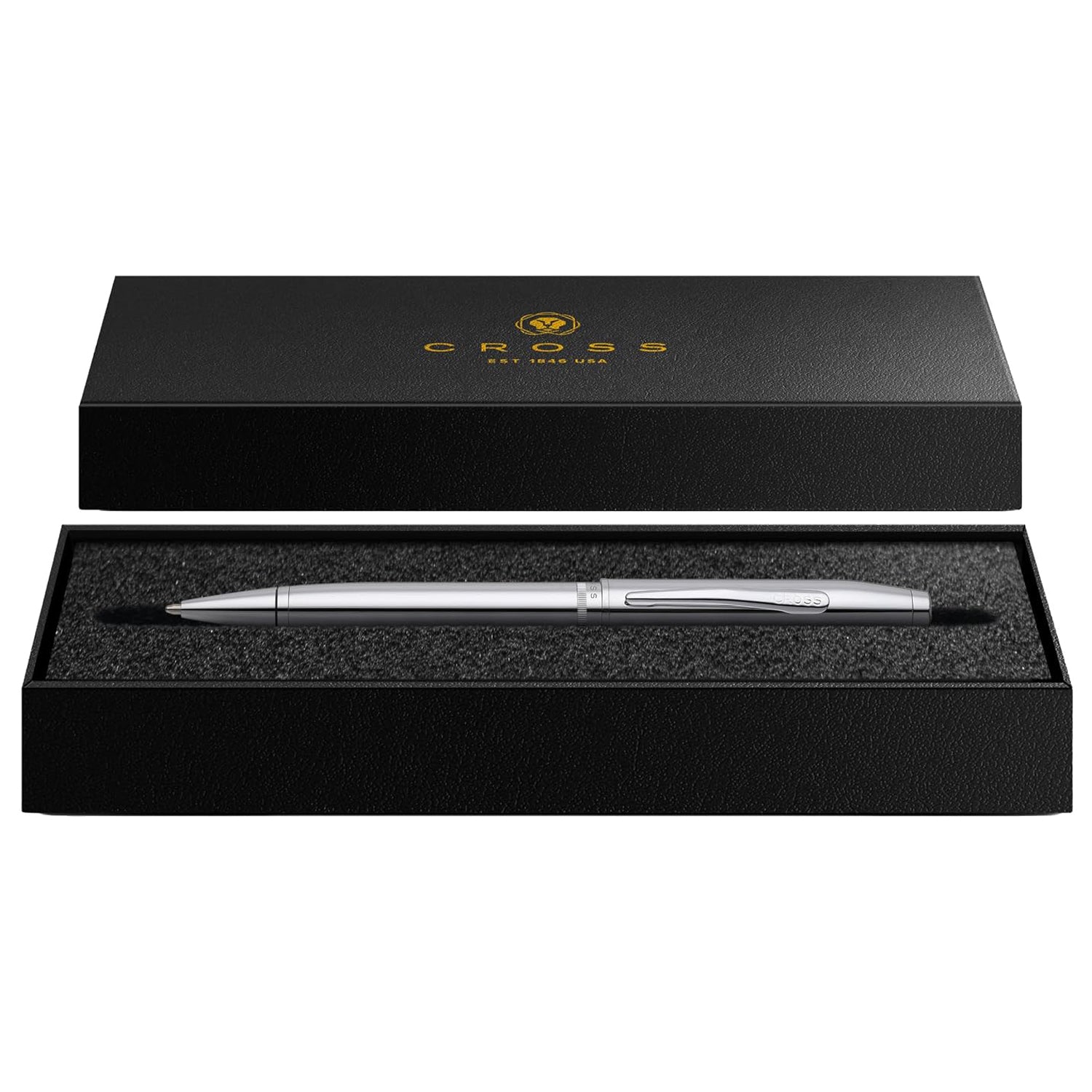 Cross Foundry Polished Chrome CT Ballpoint Pen AT0812-1