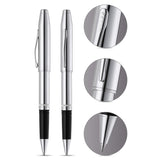 Cross Foundry Polished Chrome CT Roller Ball Pen AT0815-1