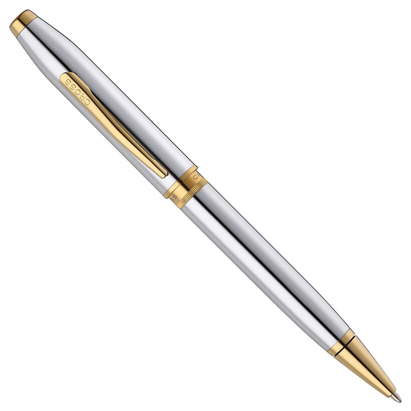 Cross Foundry Polished Chrome GT Ballpoint Pen AT0812-3