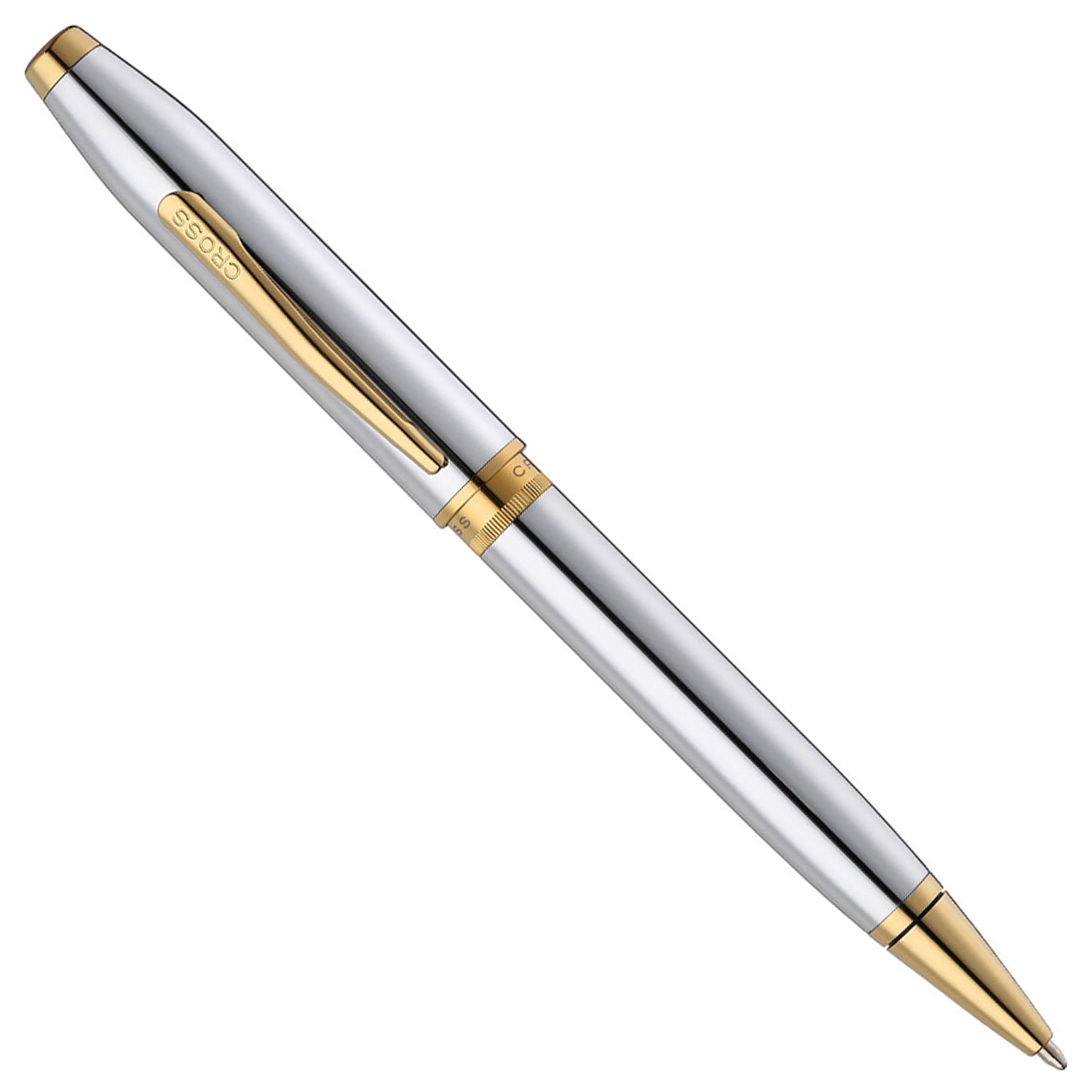 Cross Foundry Polished Chrome GT Ballpoint Pen AT0812-3