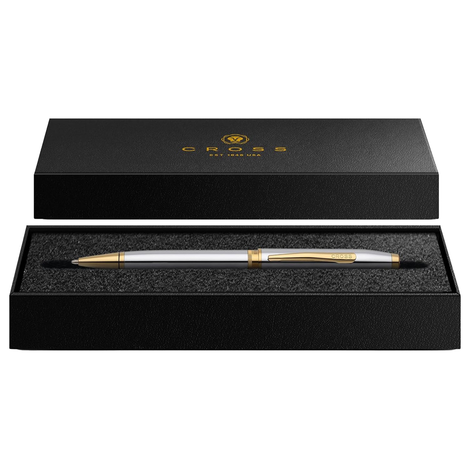 Cross Foundry Polished Chrome GT Ballpoint Pen AT0812-3