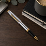 Cross Foundry Polished Chrome GT Roller Ball Pen AT0815-3