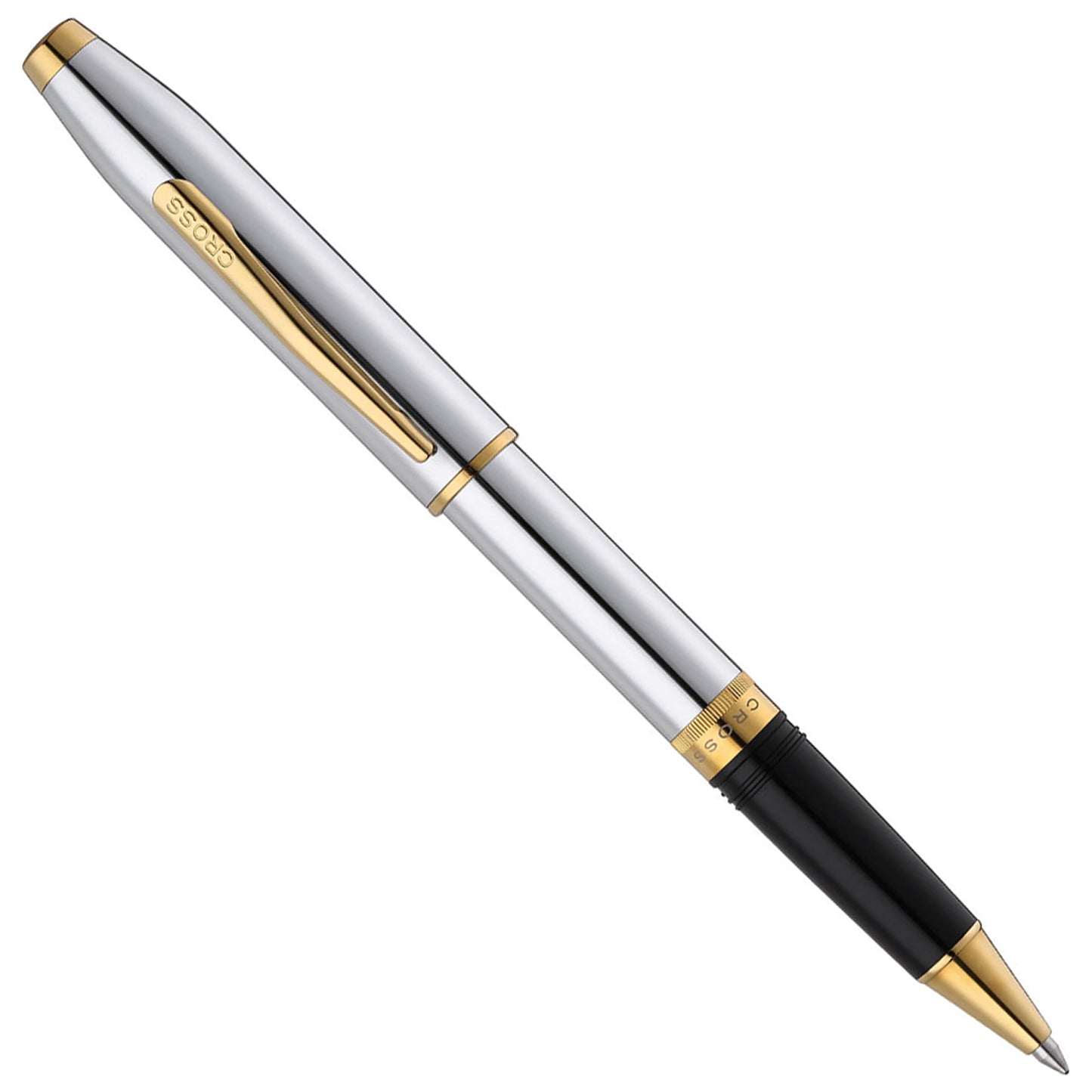 Cross Foundry Polished Chrome GT Roller Ball Pen AT0815-3