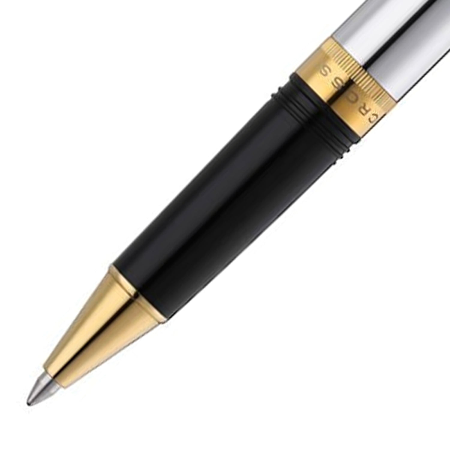 Cross Foundry Polished Chrome GT Roller Ball Pen AT0815-3