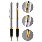 Cross Foundry Polished Chrome GT Roller Ball Pen AT0815-3