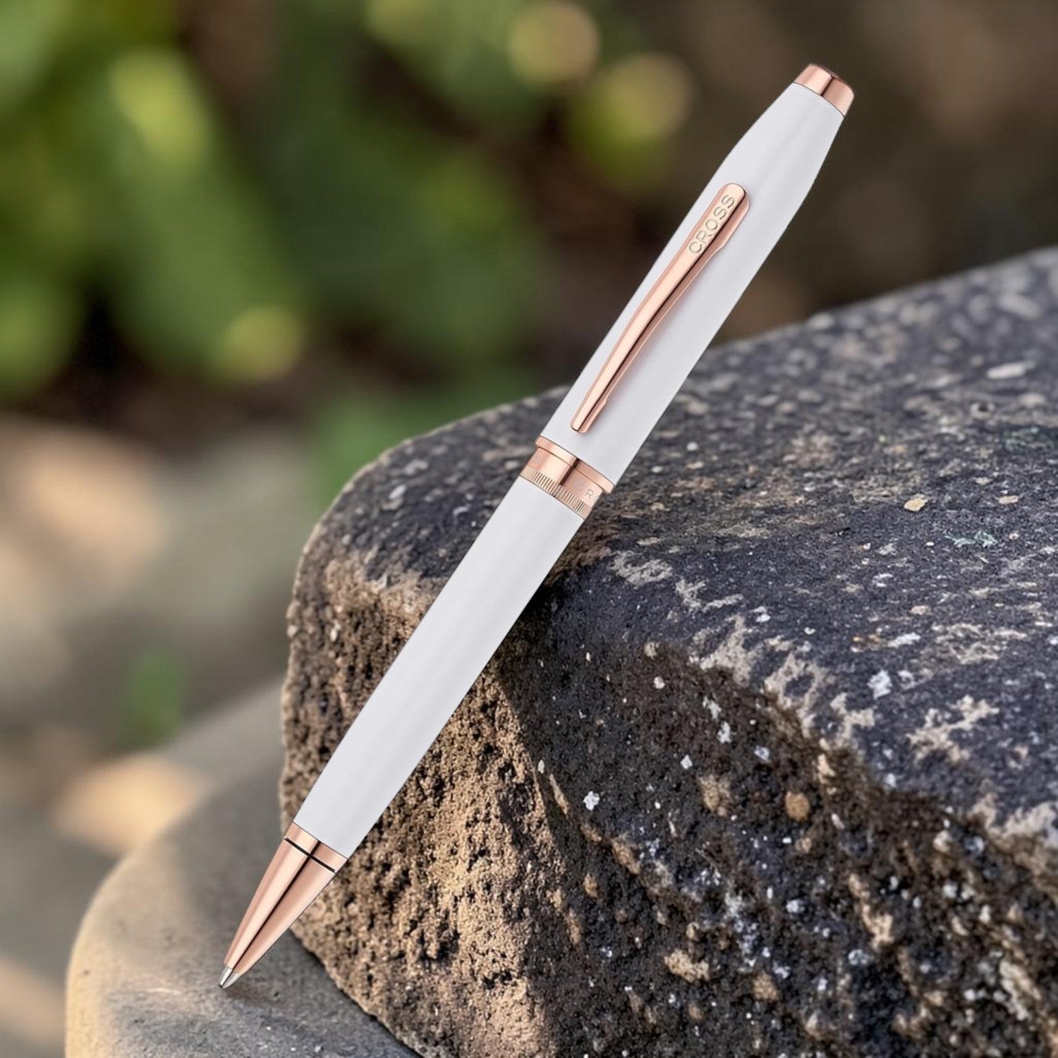 Cross Foundry Pearl White RGT Ballpoint Pen AT0812-6